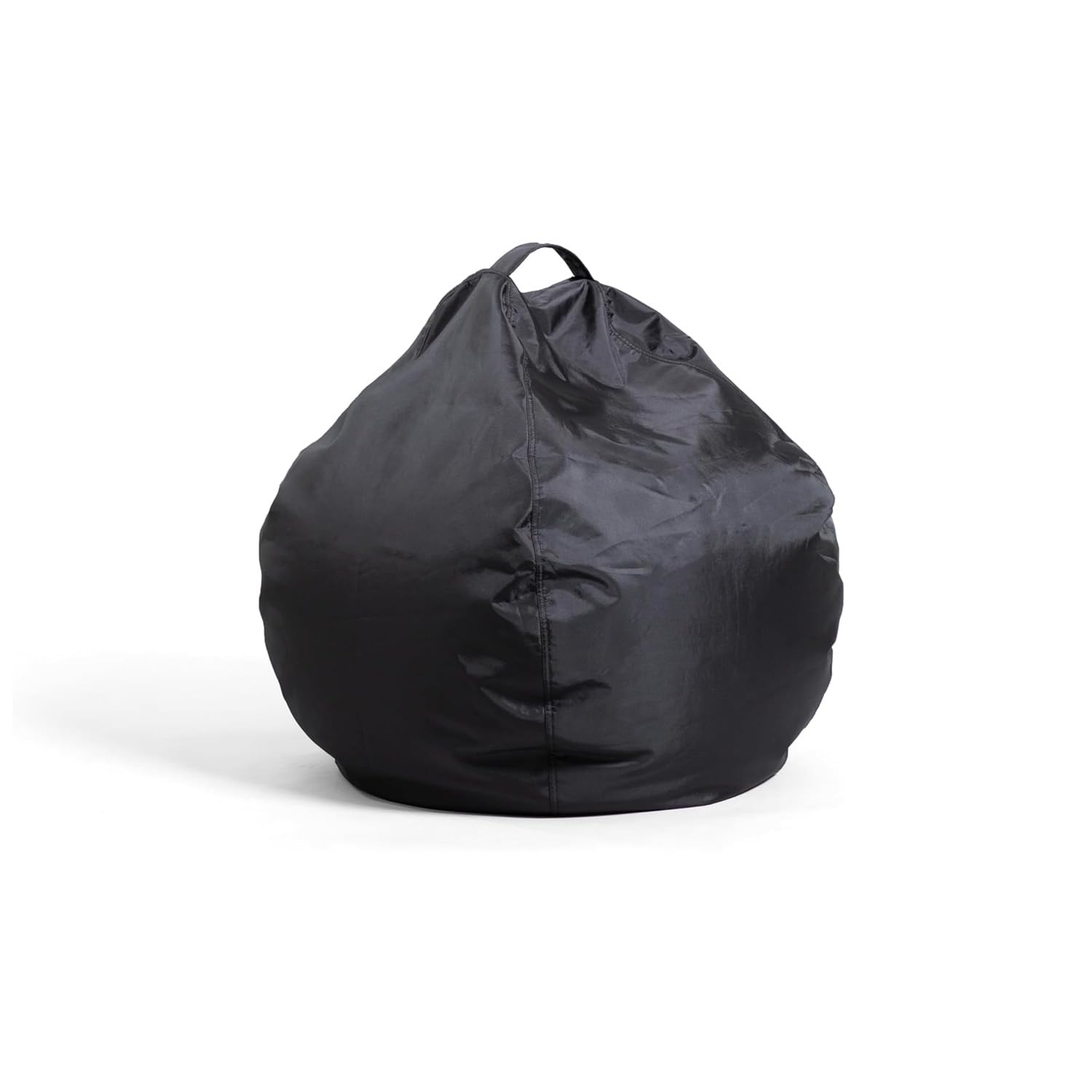 Pouf a Sacco XXL Moderno per Interni ed Esterni, Nero