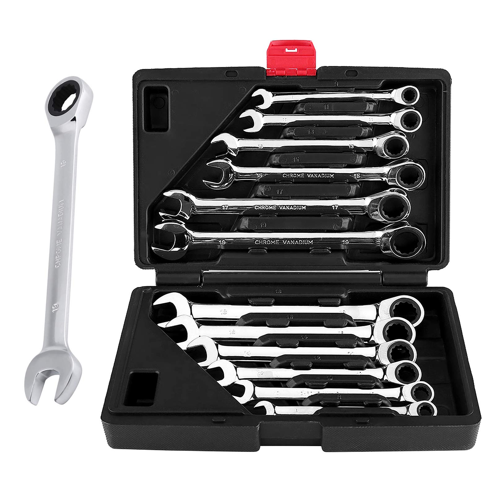 Greensen Set Chiavi Fisse a Cricchetto 12 pezzi