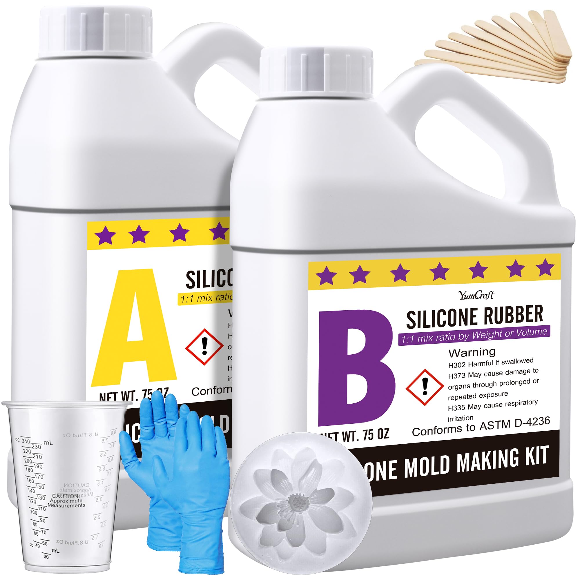 Kit per Stampi in Silicone - Gomma Liquida Elastica