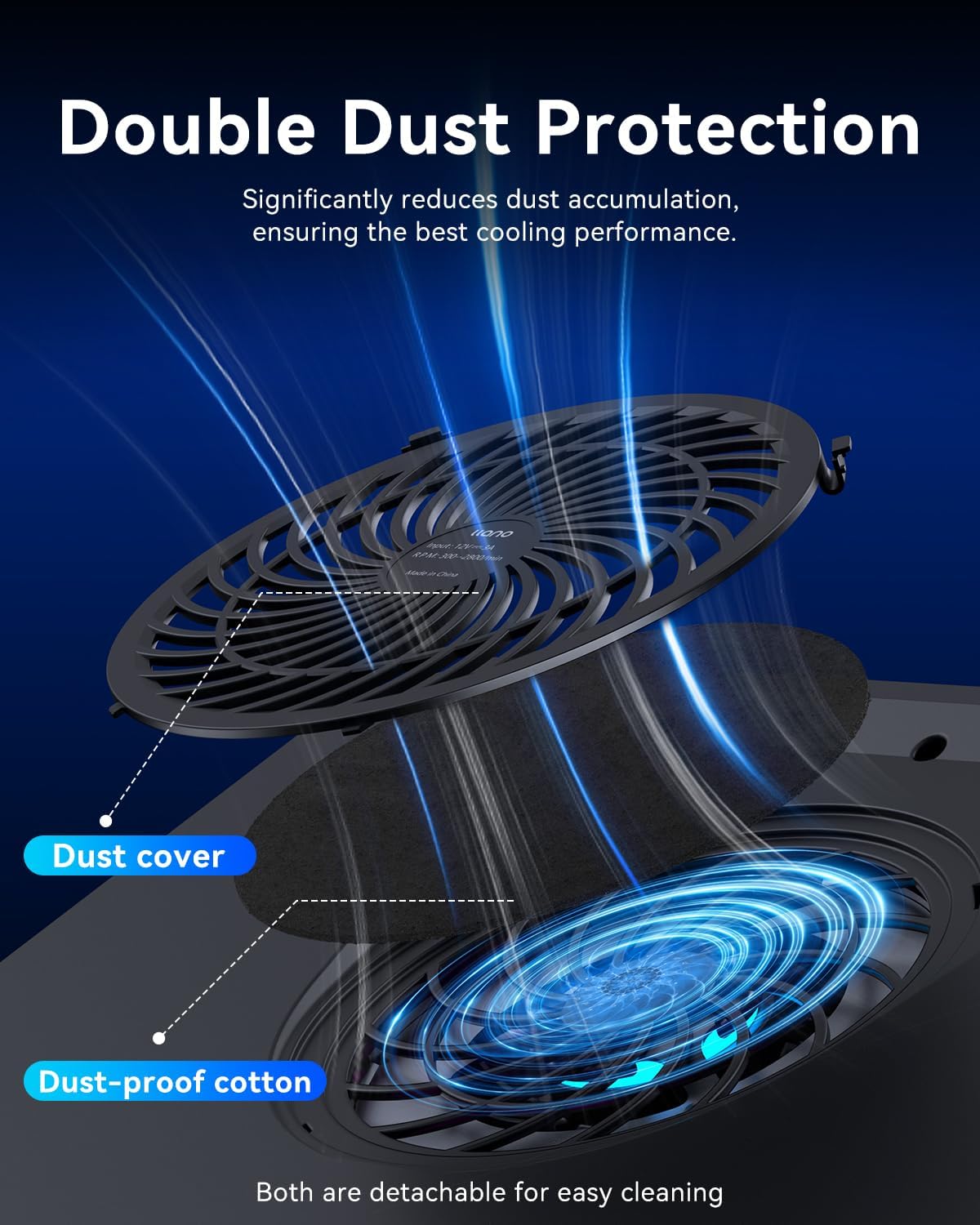 Basi di Raffreddamento PC Portatile Gaming RGB - immagine 6