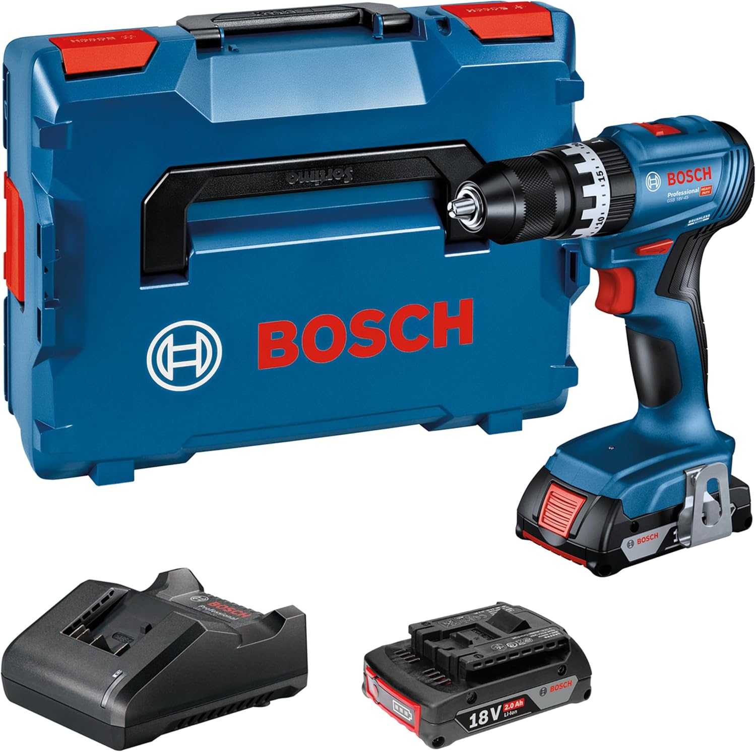 Bosch Professional GSB 18V-45 - Trapano Avvitatore a Percussione