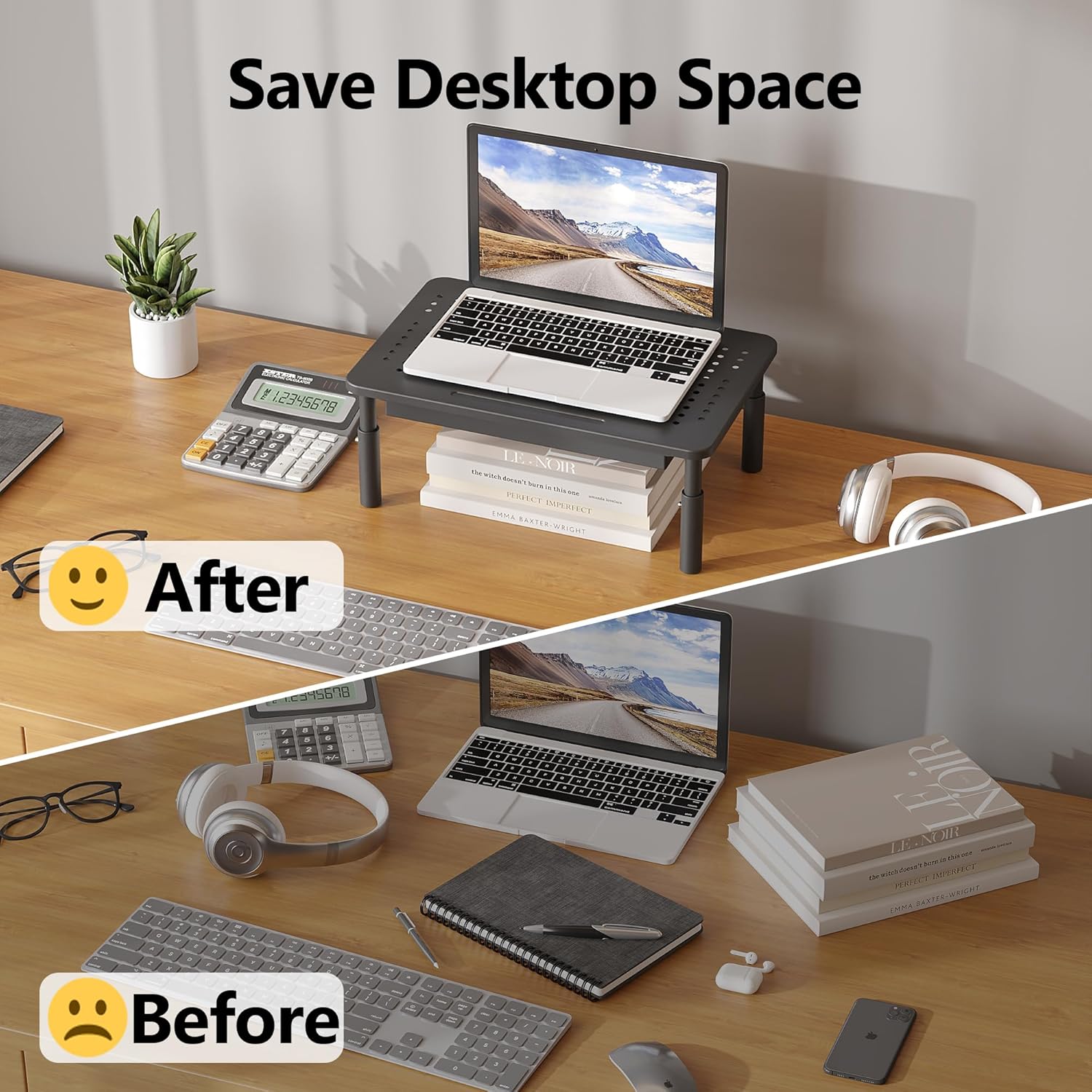 Bontec Supporto per Monitor con Cassetto - immagine 3