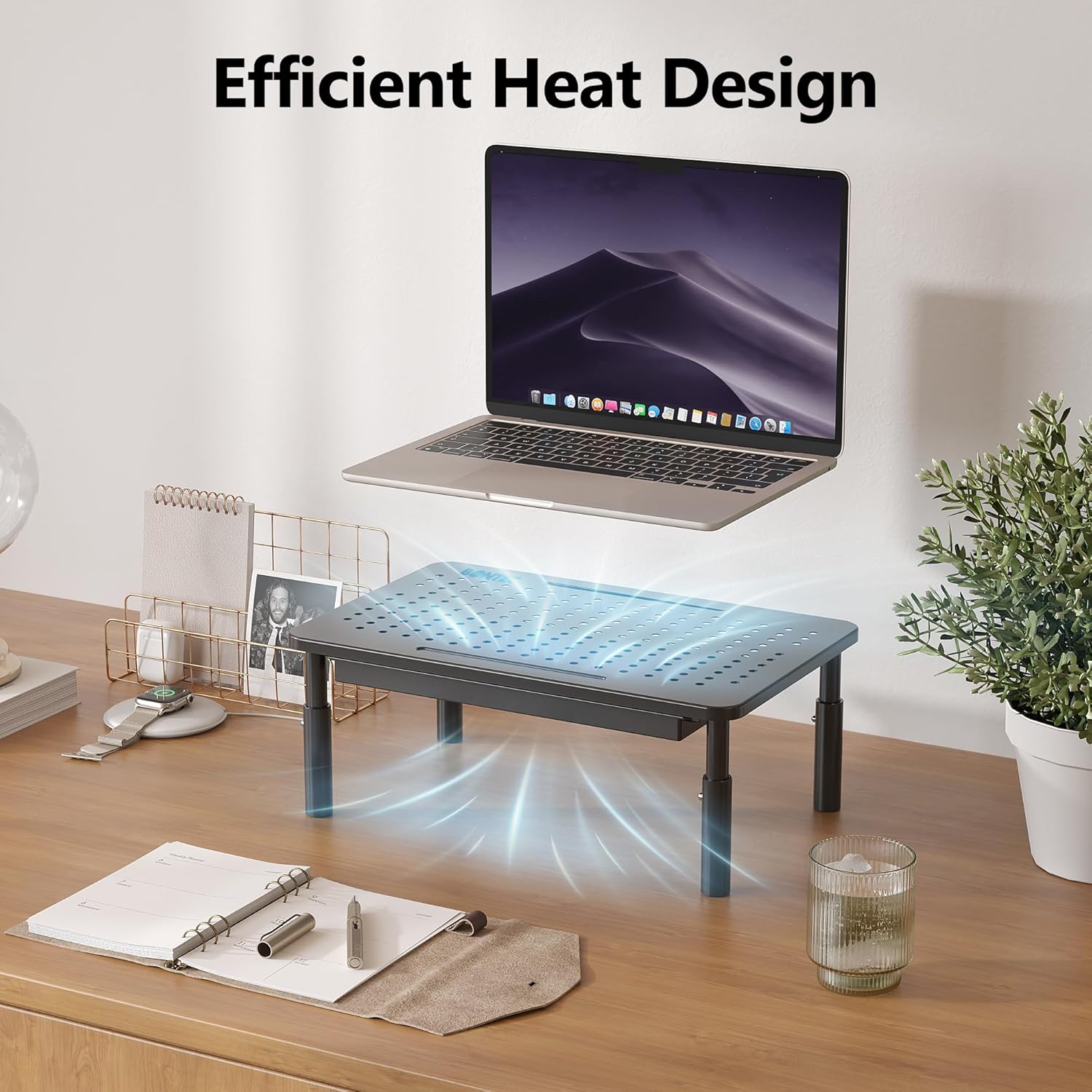 Bontec Supporto per Monitor con Cassetto - immagine 6