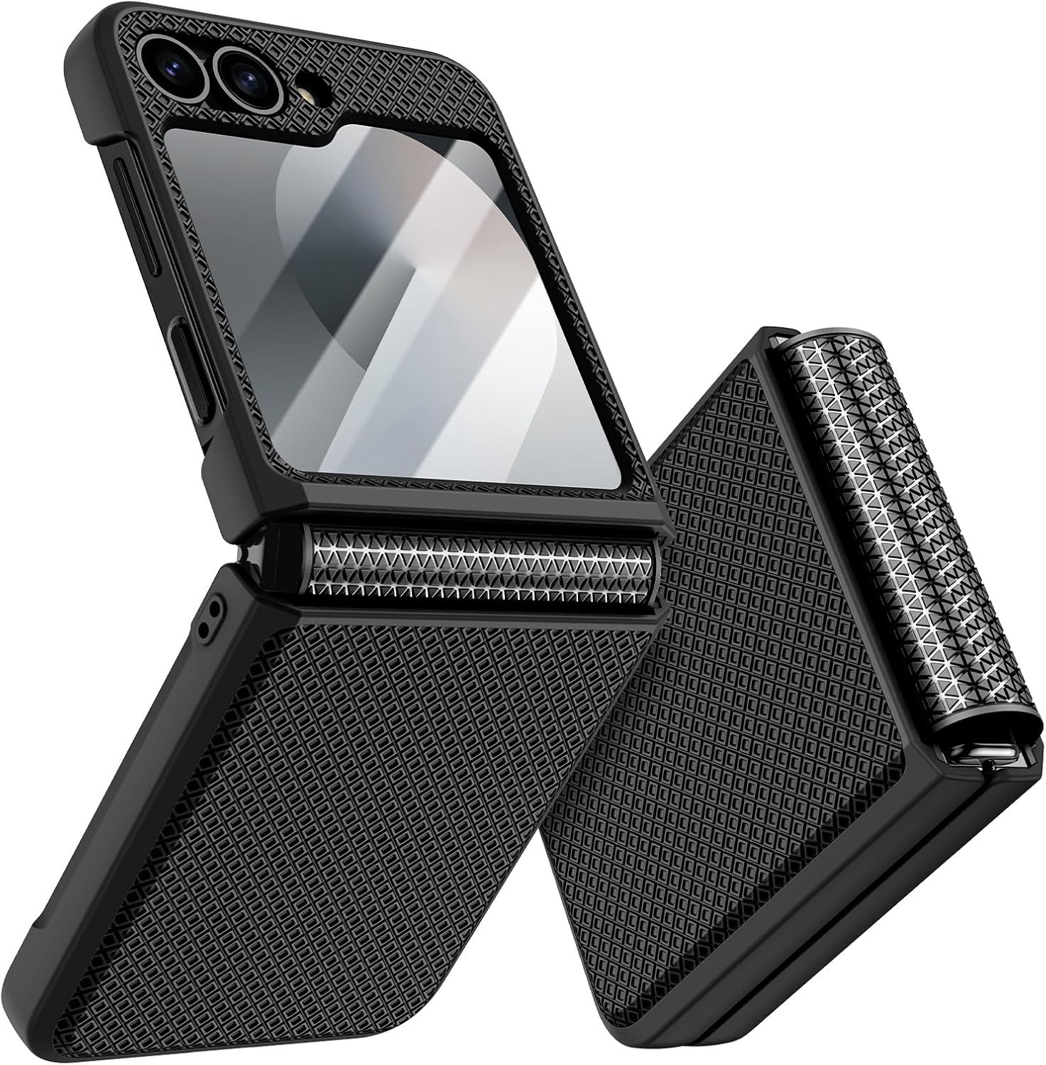 Doeshine Custodia per Samsung Z Flip 6 - Nero - immagine 1