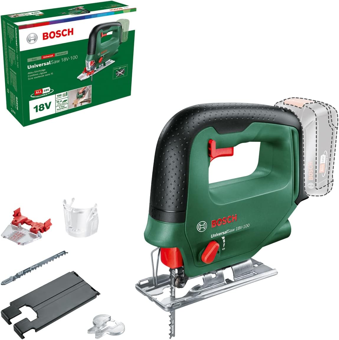 Bosch UniversalSaw 18V-100 - Seghetto Alternativo - immagine 1