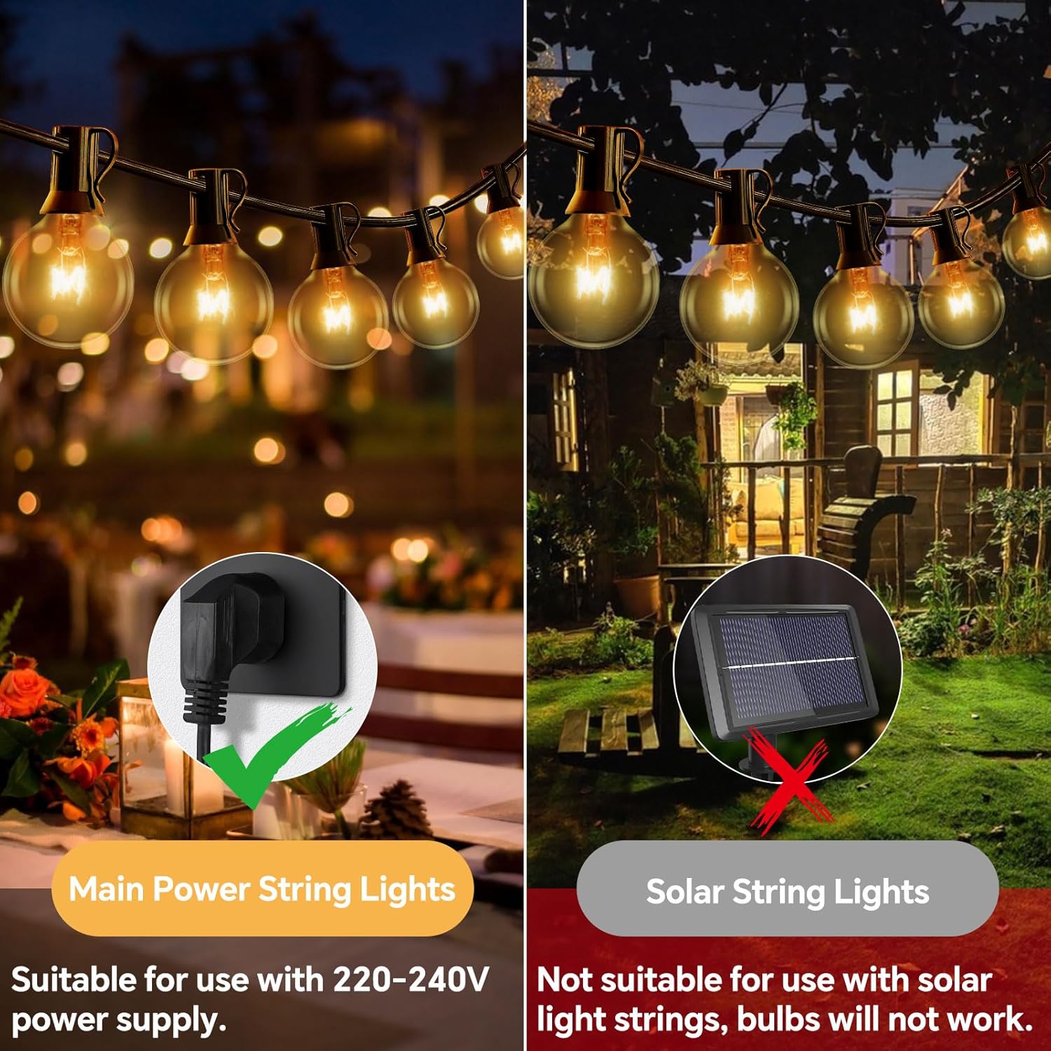 Lampadina di Ricambio E12 G40 7W Bianco Caldo, 25 Pezzi - immagine 7