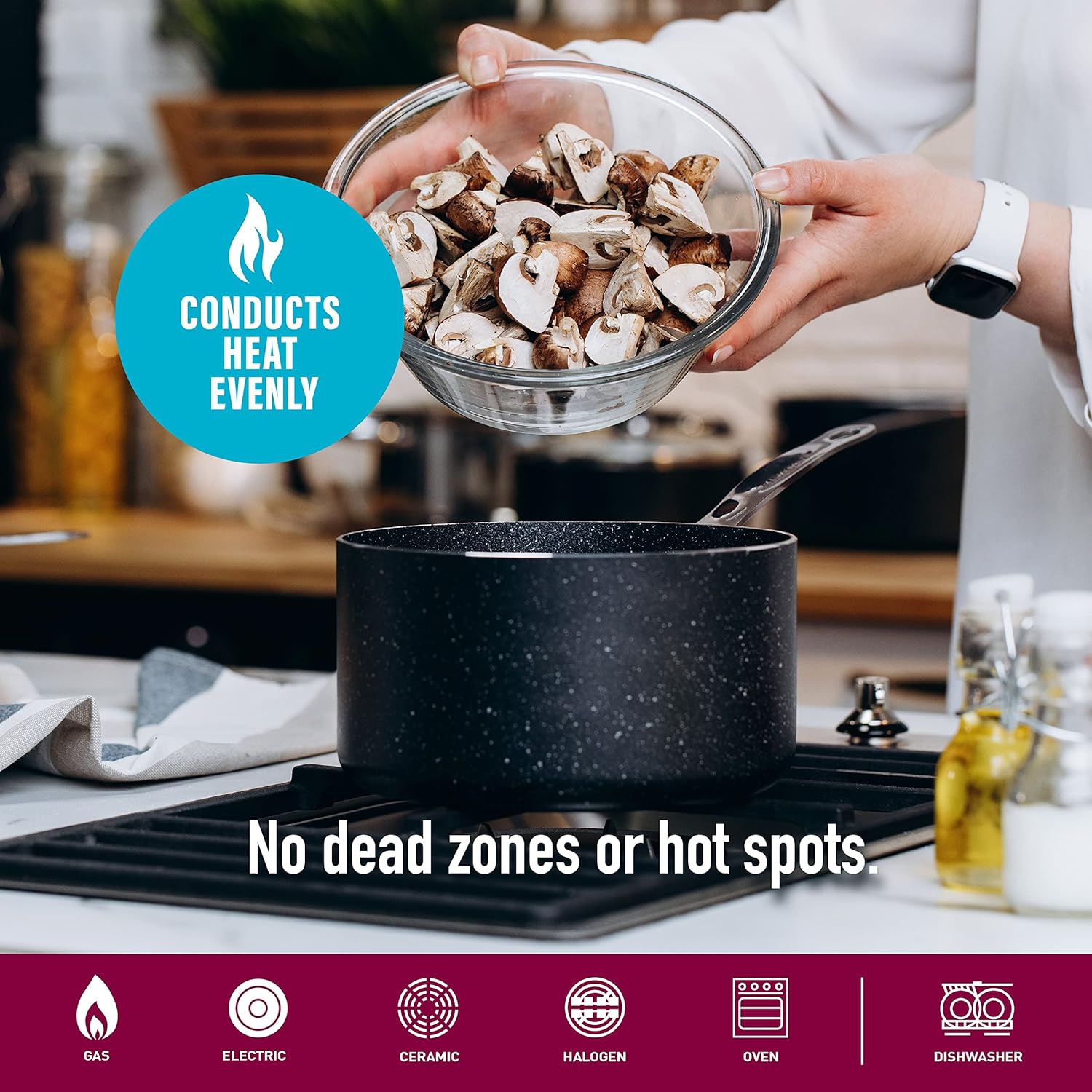 Granitestone Pro Set Pentole e Padelle 13 Pezzi - immagine 5