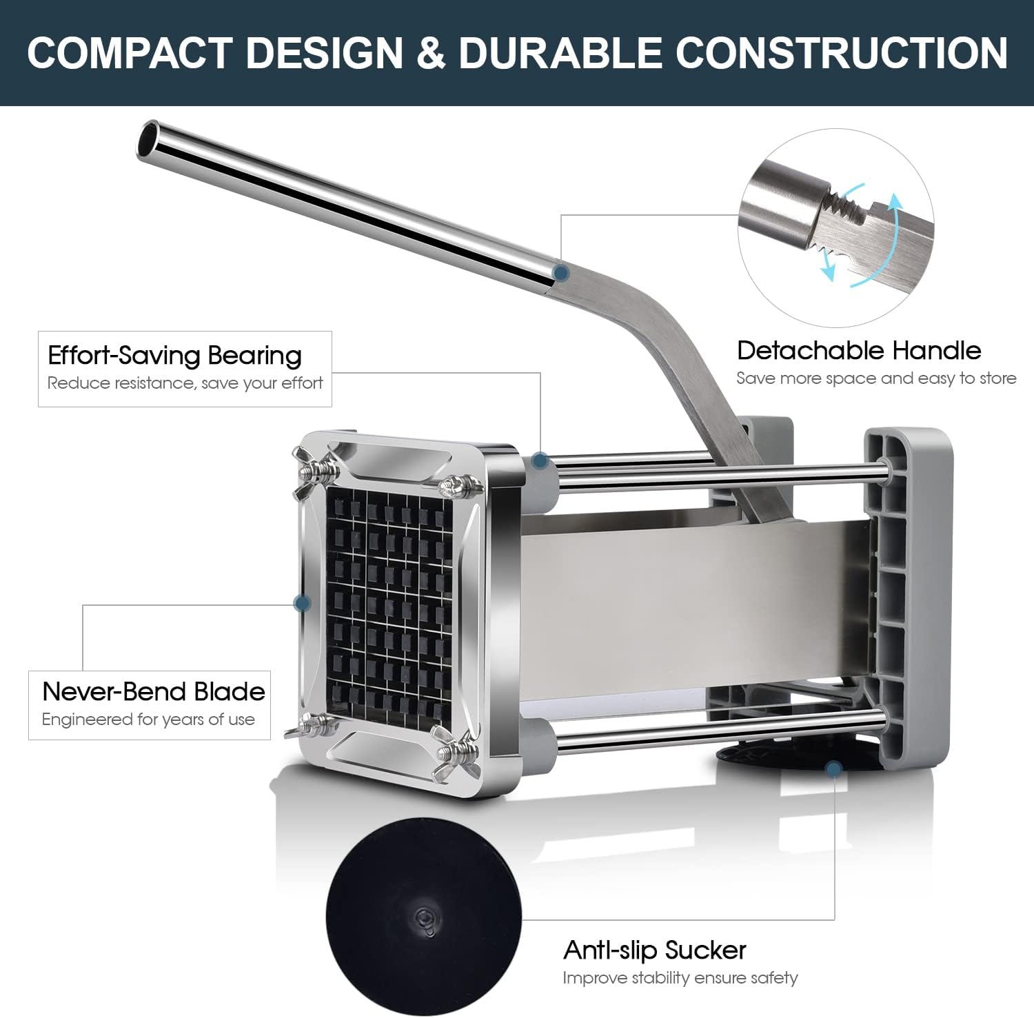 Sopito Taglia Patate a Bastoncino in Acciaio Inox - immagine 5