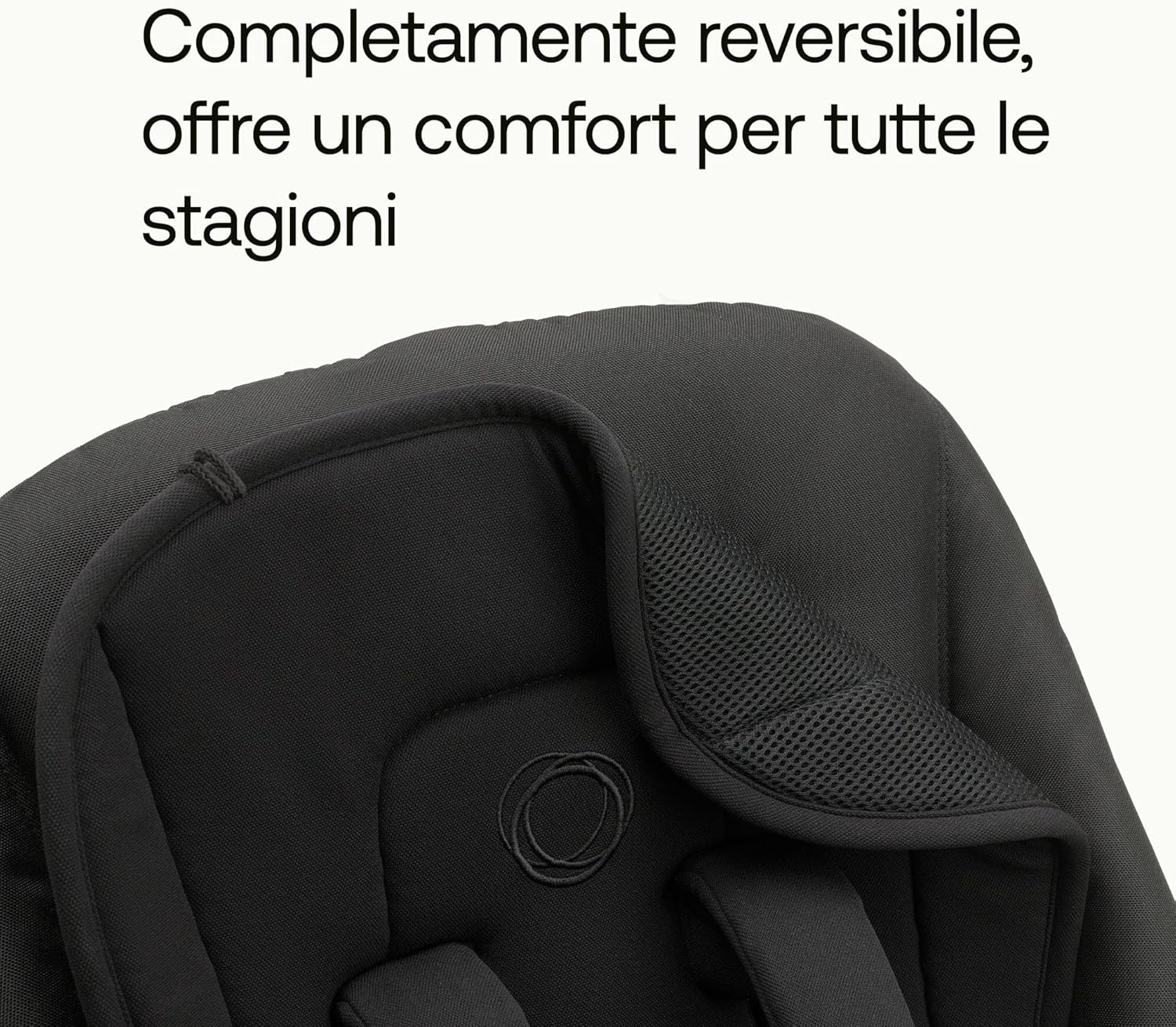 Bugaboo Seduta Traspirante Dual Comfort, Midnight Black - immagine 3