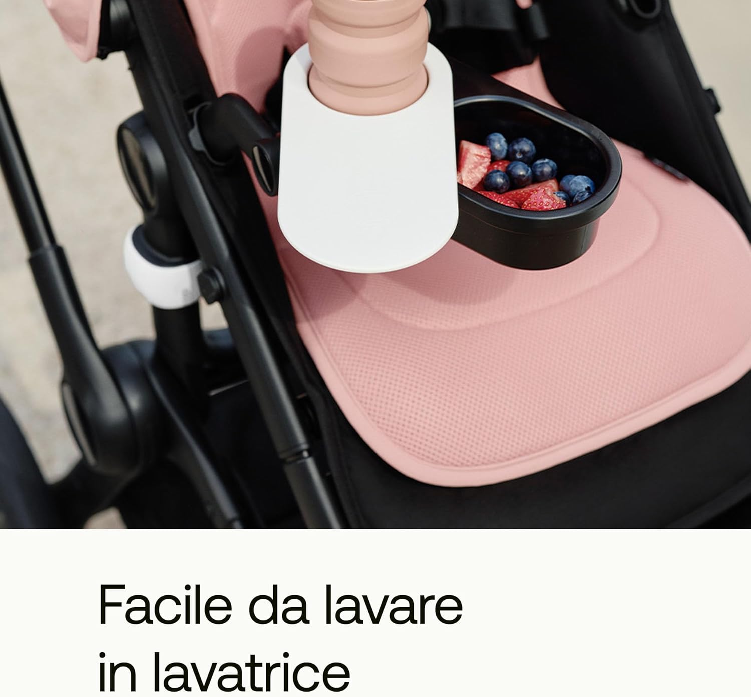 Bugaboo Seduta Traspirante Dual Comfort, Midnight Black - immagine 6