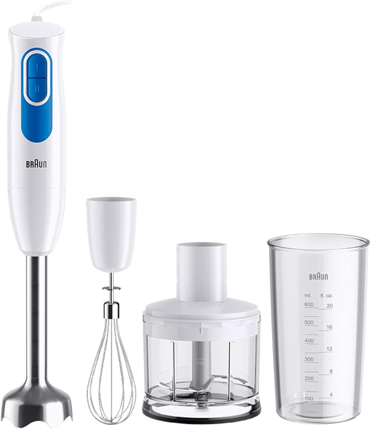 Braun MultiQuick 2 MQ20236MWH - Frullatore a Immersione 600W - immagine 1
