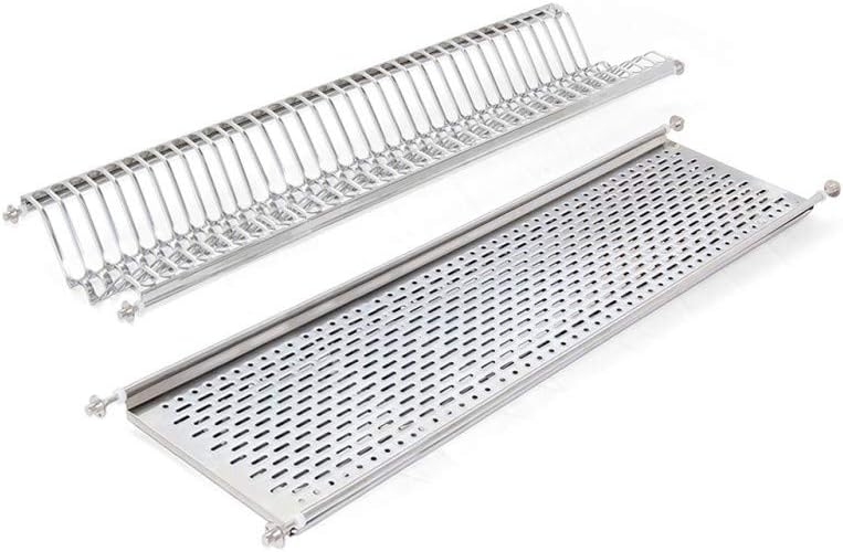 Emuca Scolapiatti Pensile in Acciaio Inox 100cm