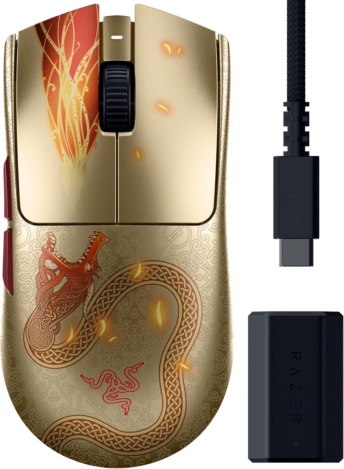 Razer Viper V3 Pro Counter-Strike 2 Dragon Lore - Mouse Gaming - immagine 1