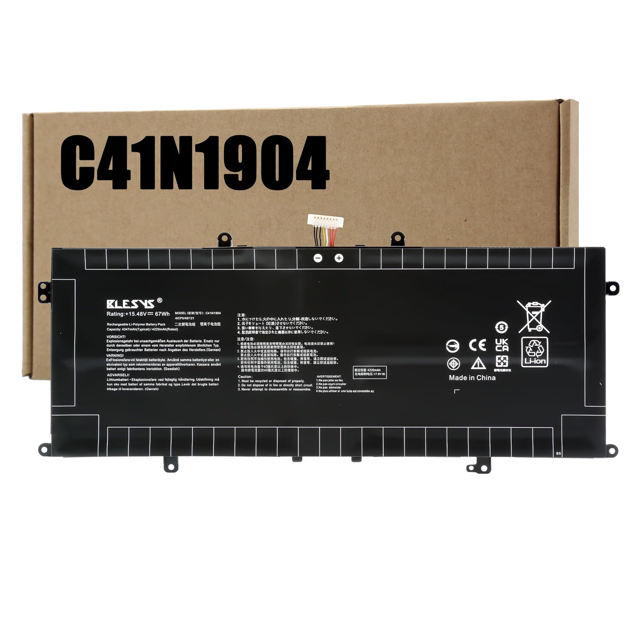 Blesys C41N1904 Batteria per Asus ZenBook 13