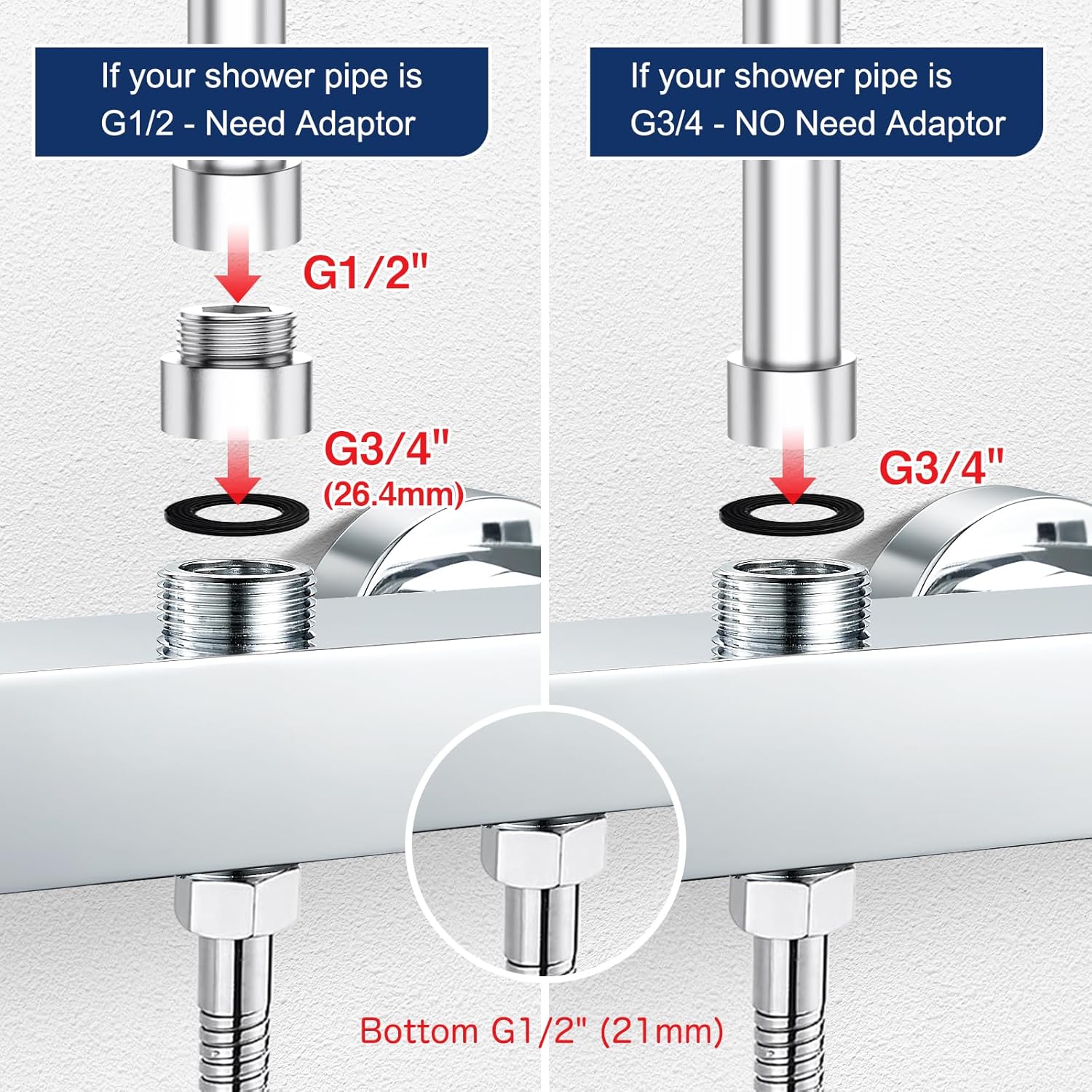 Rubinetto Doccia Termostatico in Ottone - immagine 2