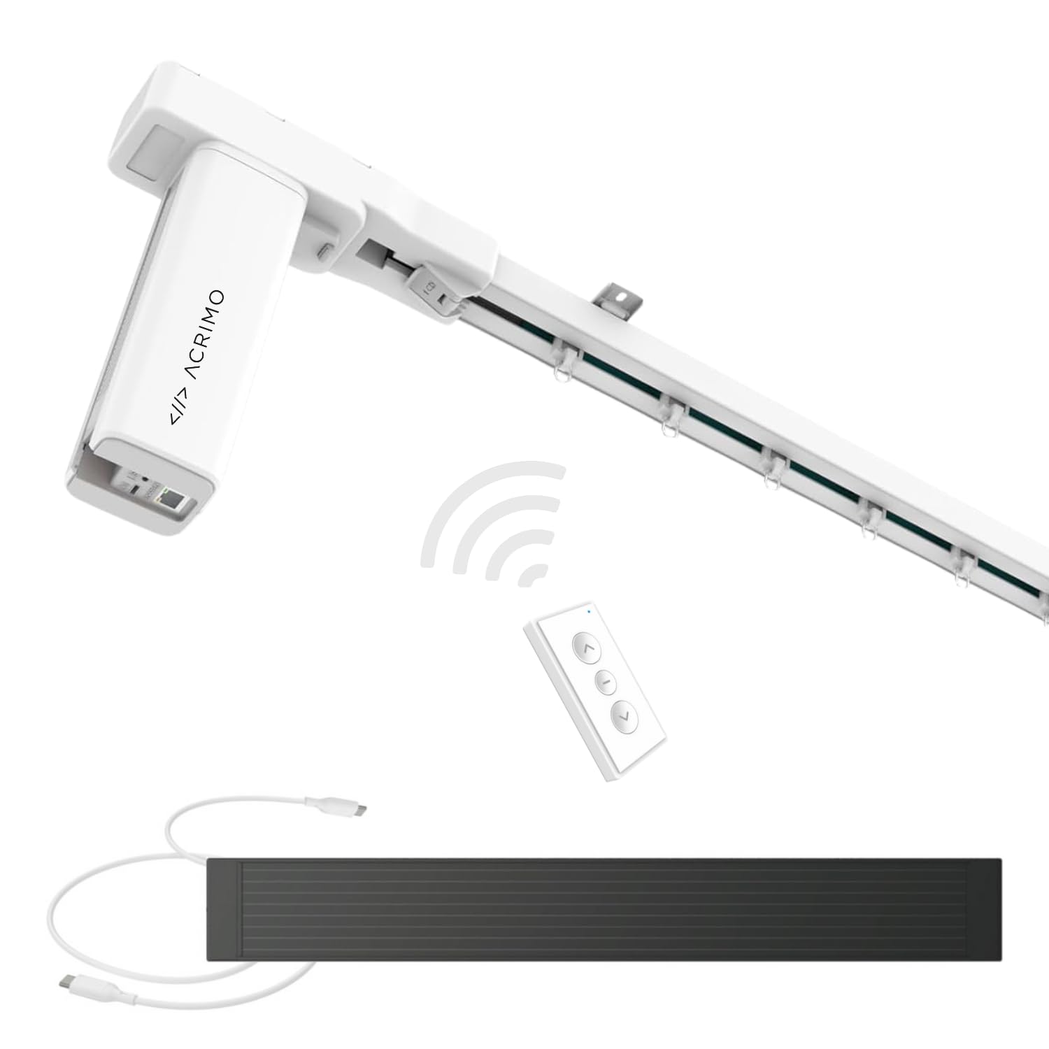 Acrimo Binario Tende Motorizzato con Pannello Solare 5m