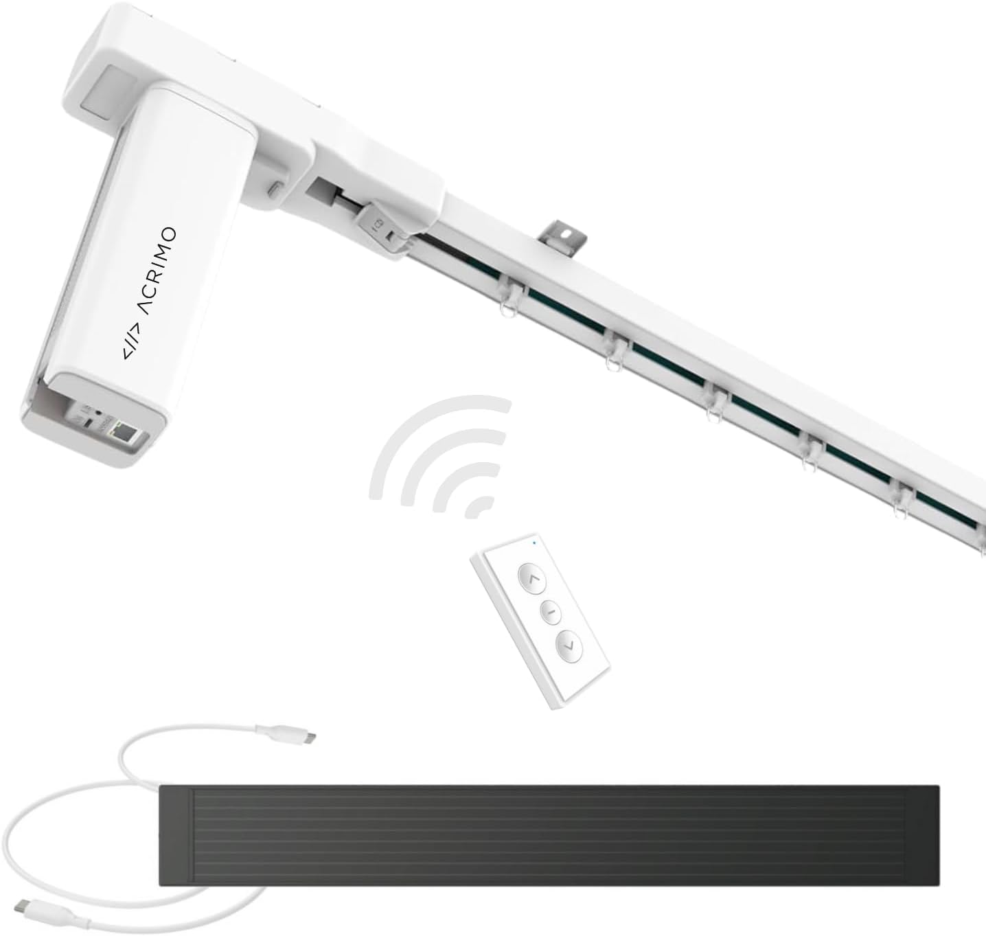 Acrimo Binario Tende Motorizzato con Pannello Solare 5m - immagine 1