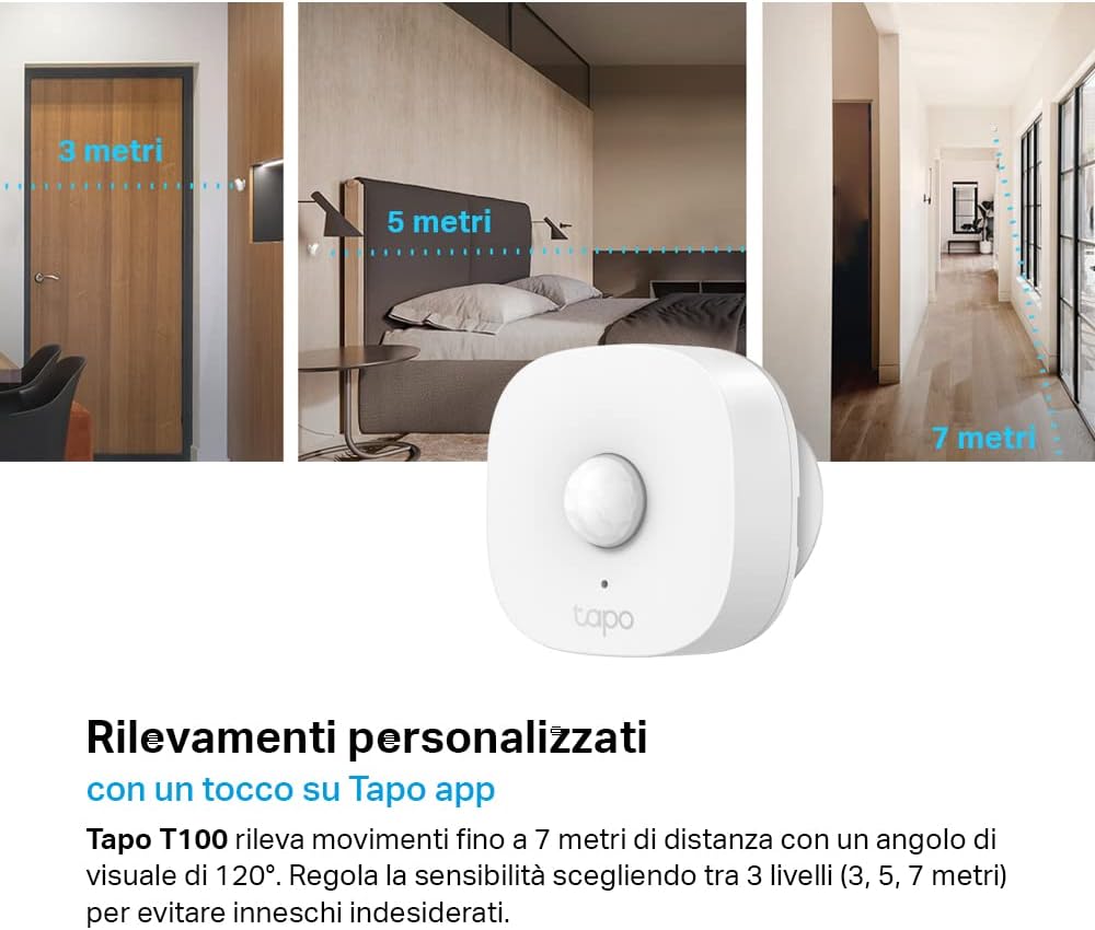 Tapo T100 Smart Motion Sensor - Sensore di Movimento - immagine 3