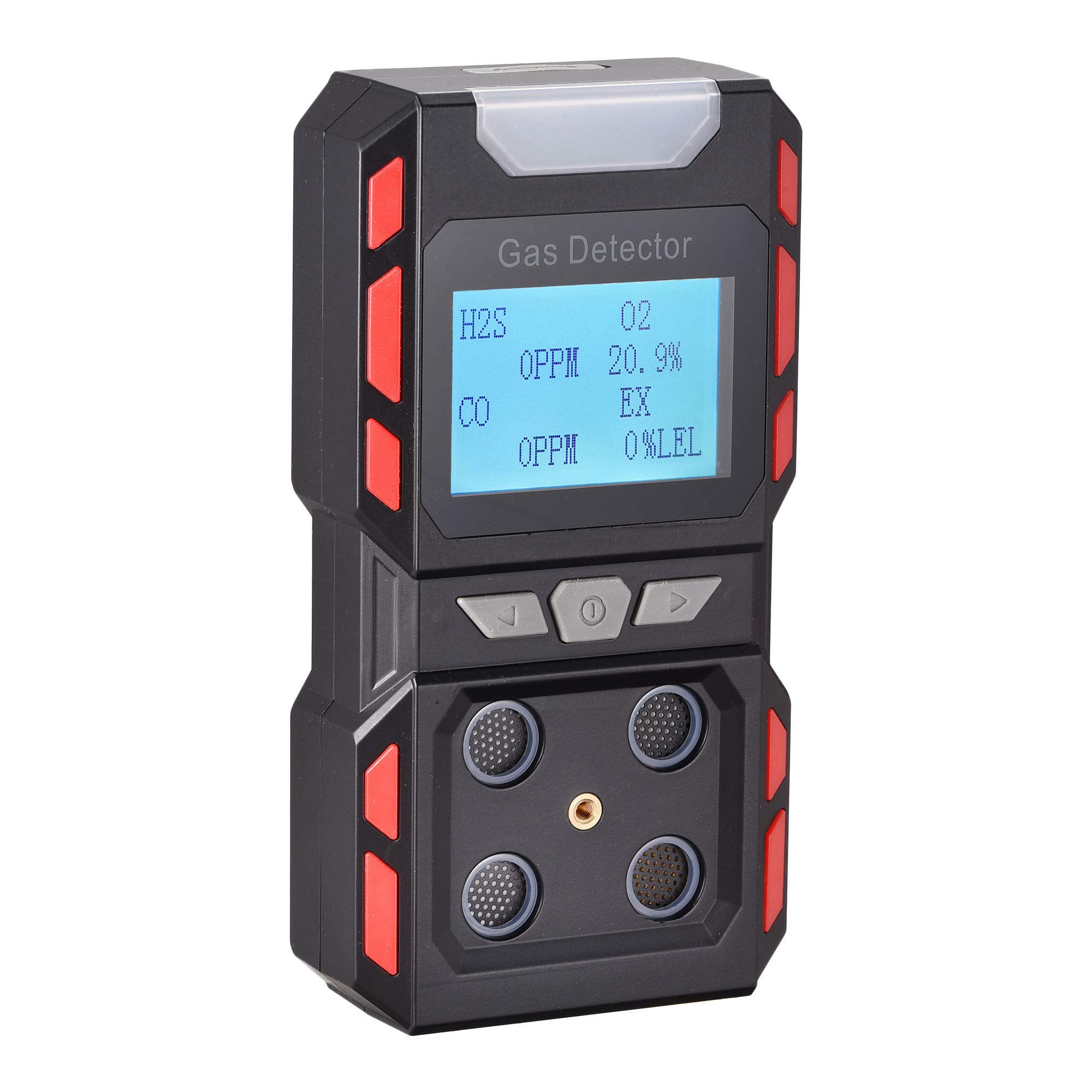 Scondaor Rilevatore di gas portatile multi qualità dell'aria, Nero