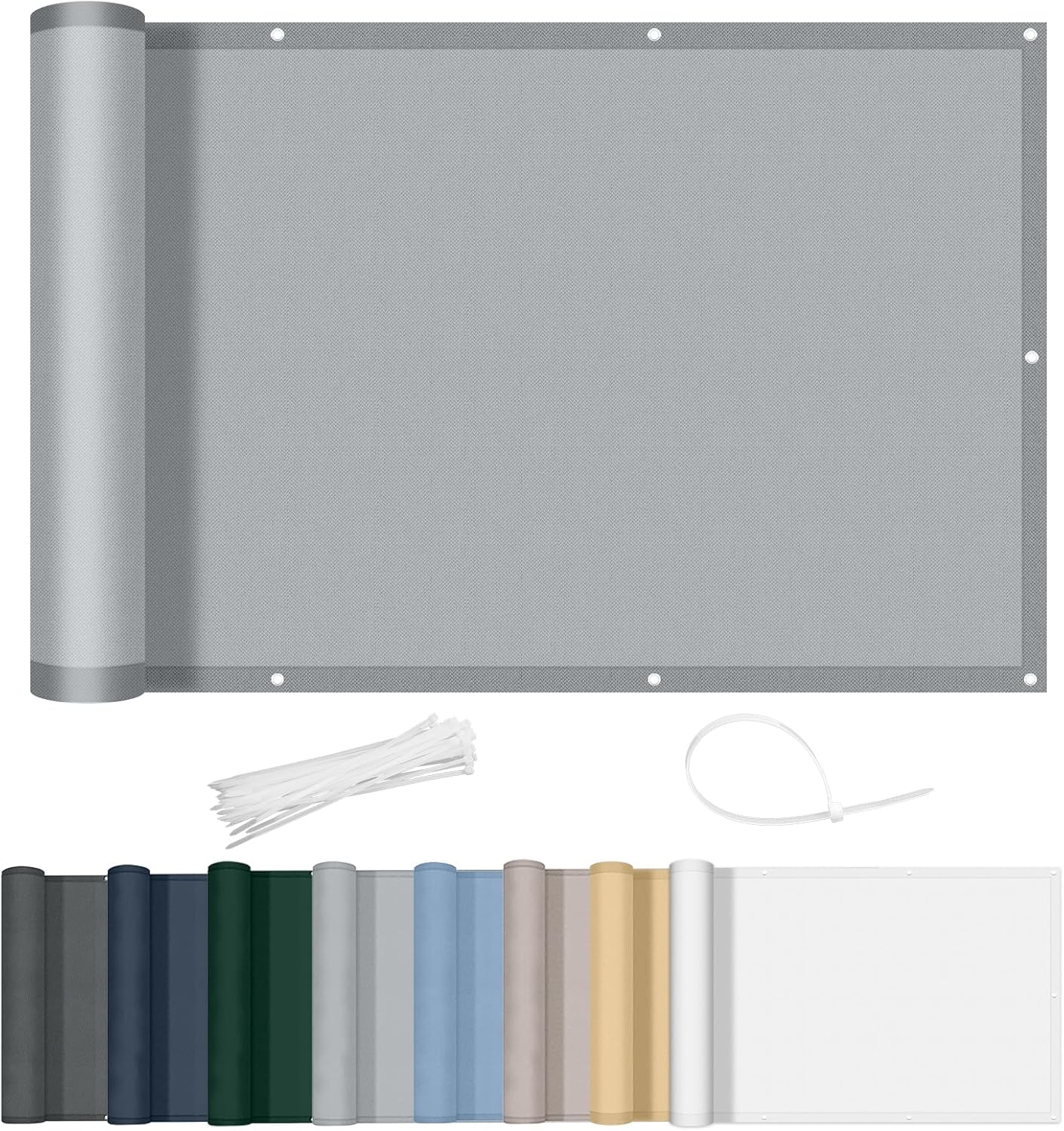 AXT SHADE Frangivisto Balcone 80x1000cm Grigio Chiaro - immagine 1