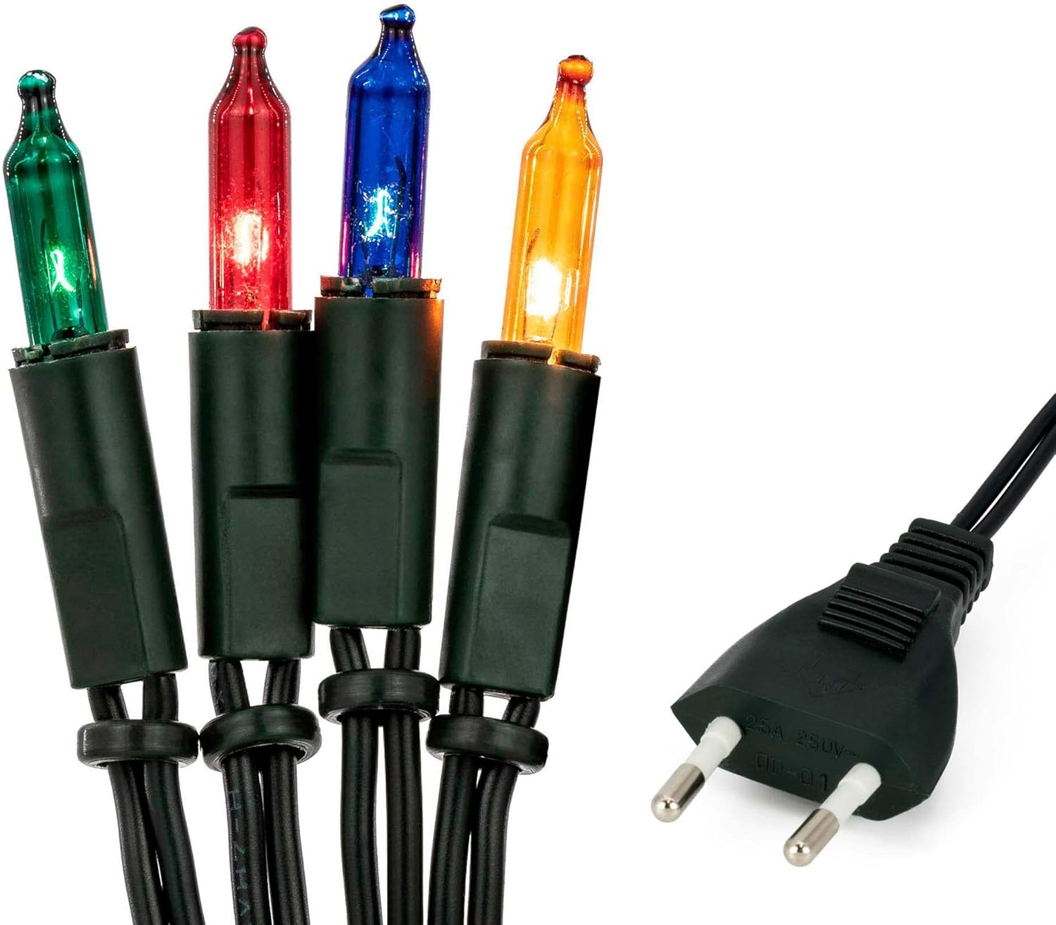 Hellum Catena Luminosa Interno 10 Lampade Colorate - immagine 2