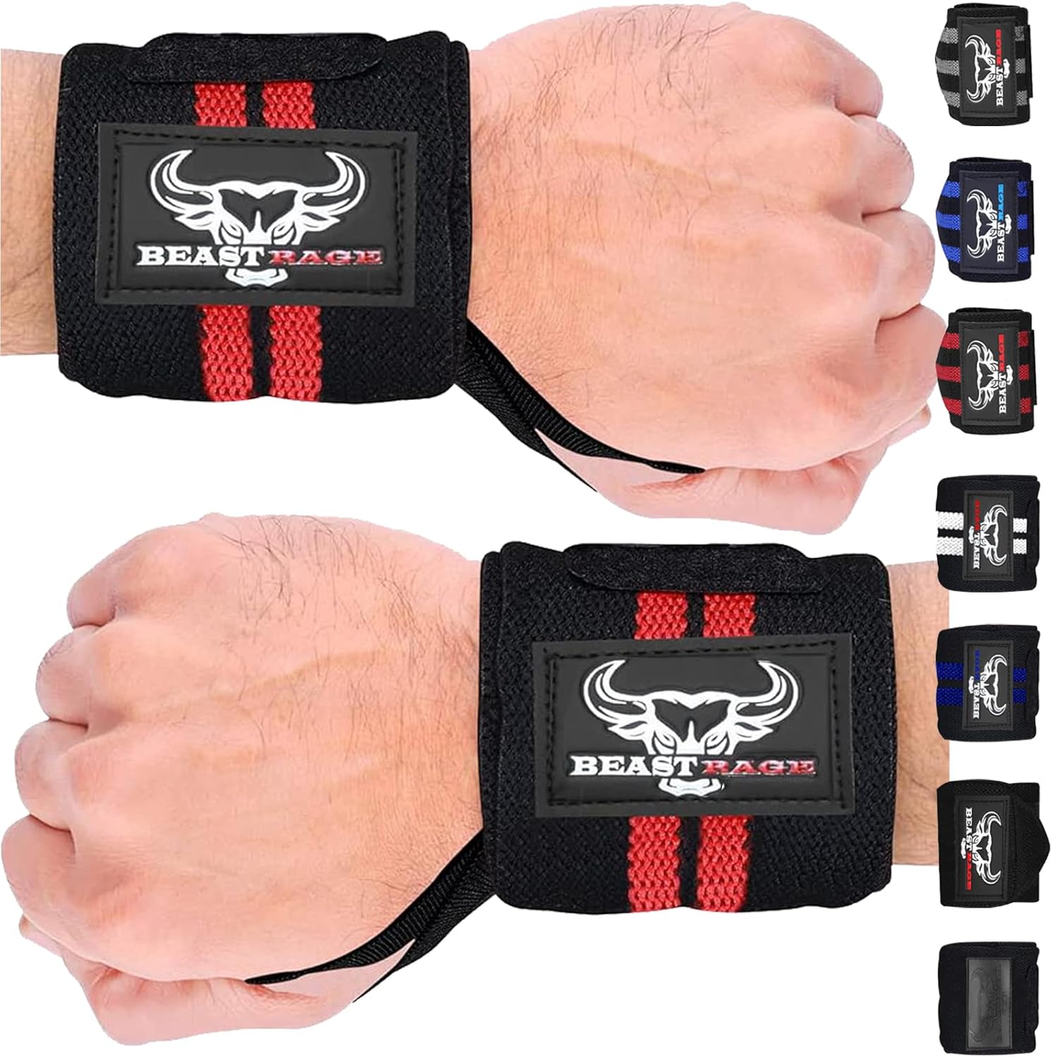 BEAST RAGE Straps Palestra Imbottite per Sollevamento Pesi - immagine 1