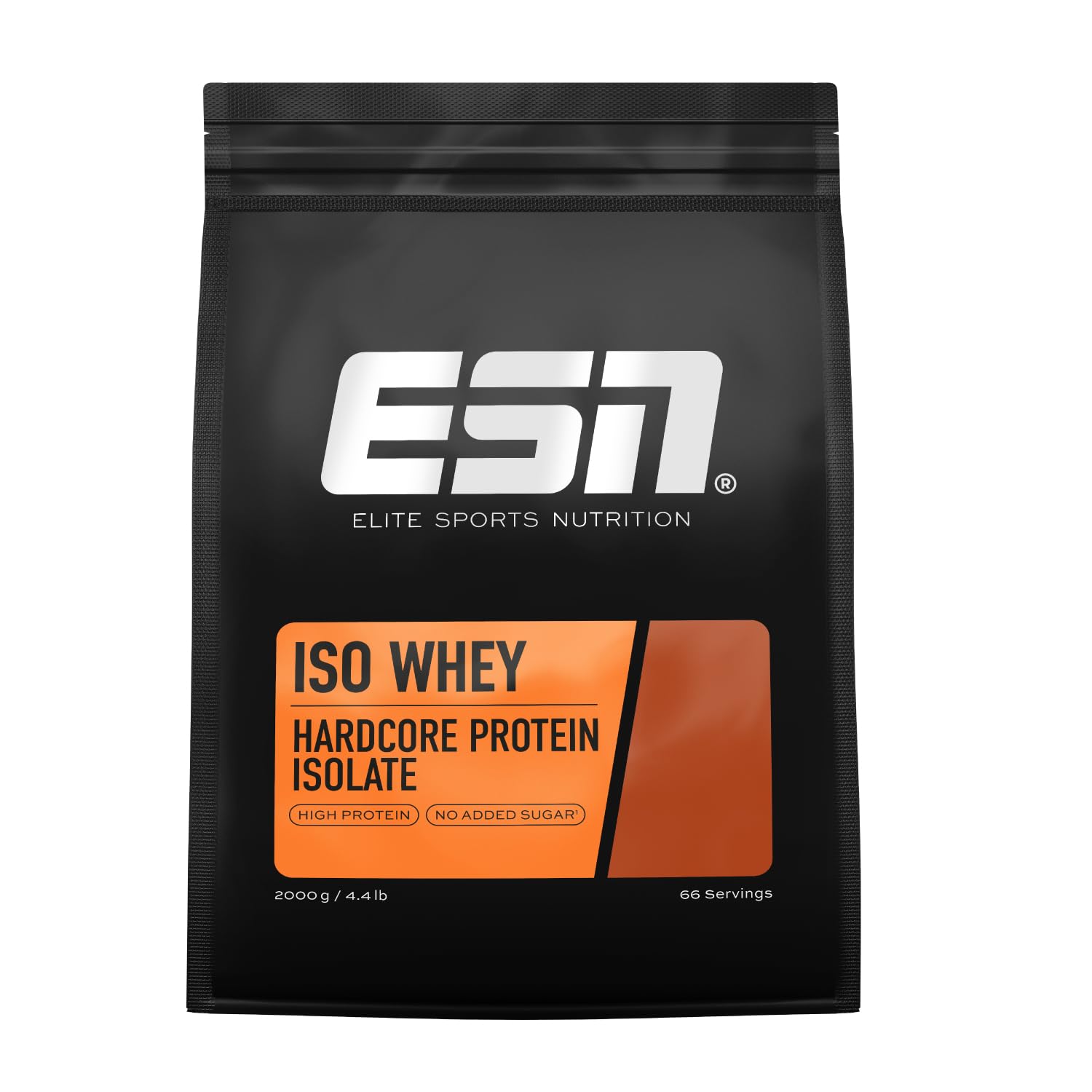 ESN IsoWhey Hardcore Protein Powder, Banana, 2 kg, Fino a 26 g di proteine per porzione, made in Germany