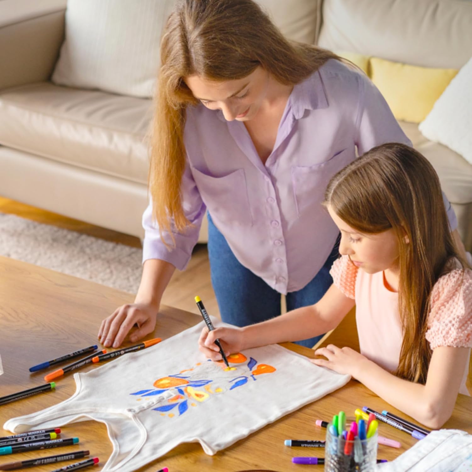 Zenacolor 24 Pennarelli per Tessuti e Stoffa - immagine 6