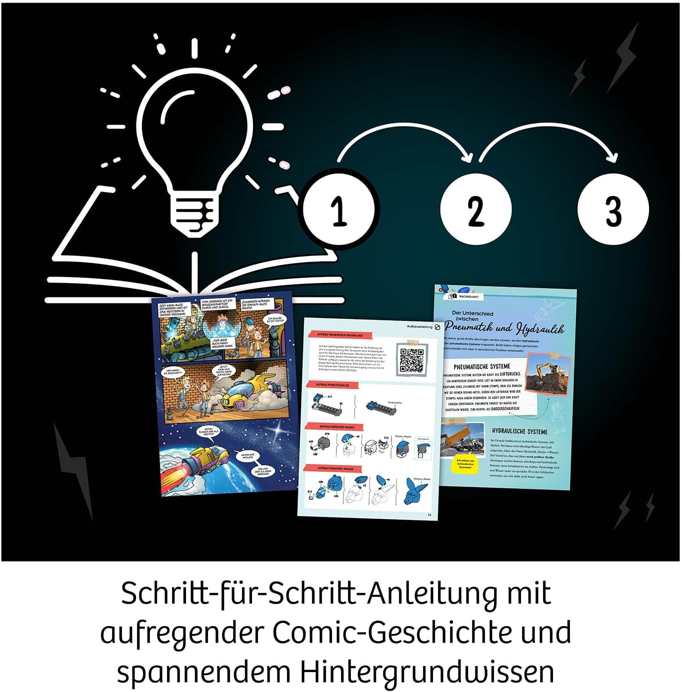 Kosmos- Scatola per esperimenti, Colore Nero, Medio, 621162 - immagine 4