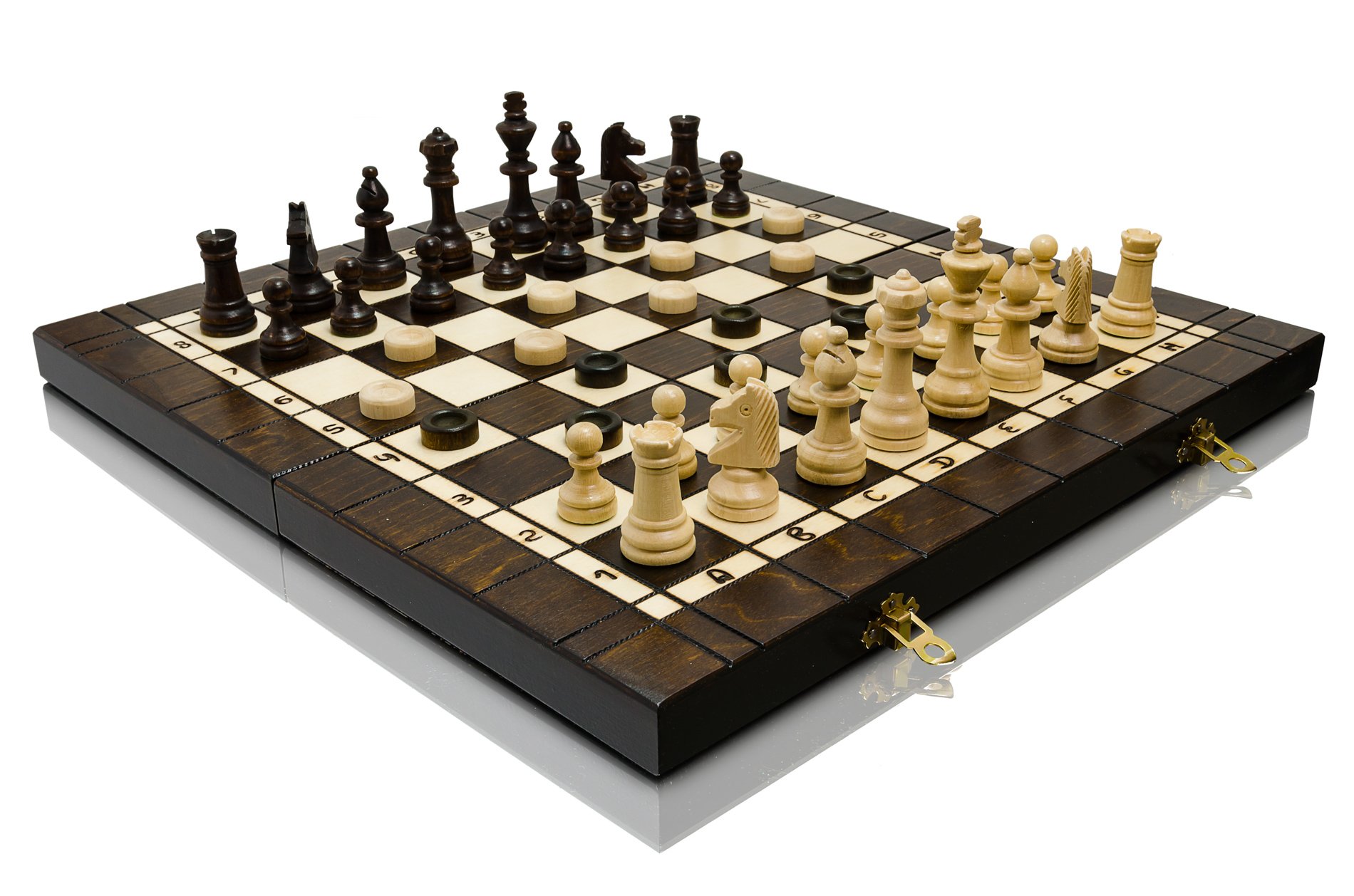 Master Of Chess Scacchiera in Legno Set 40 cm