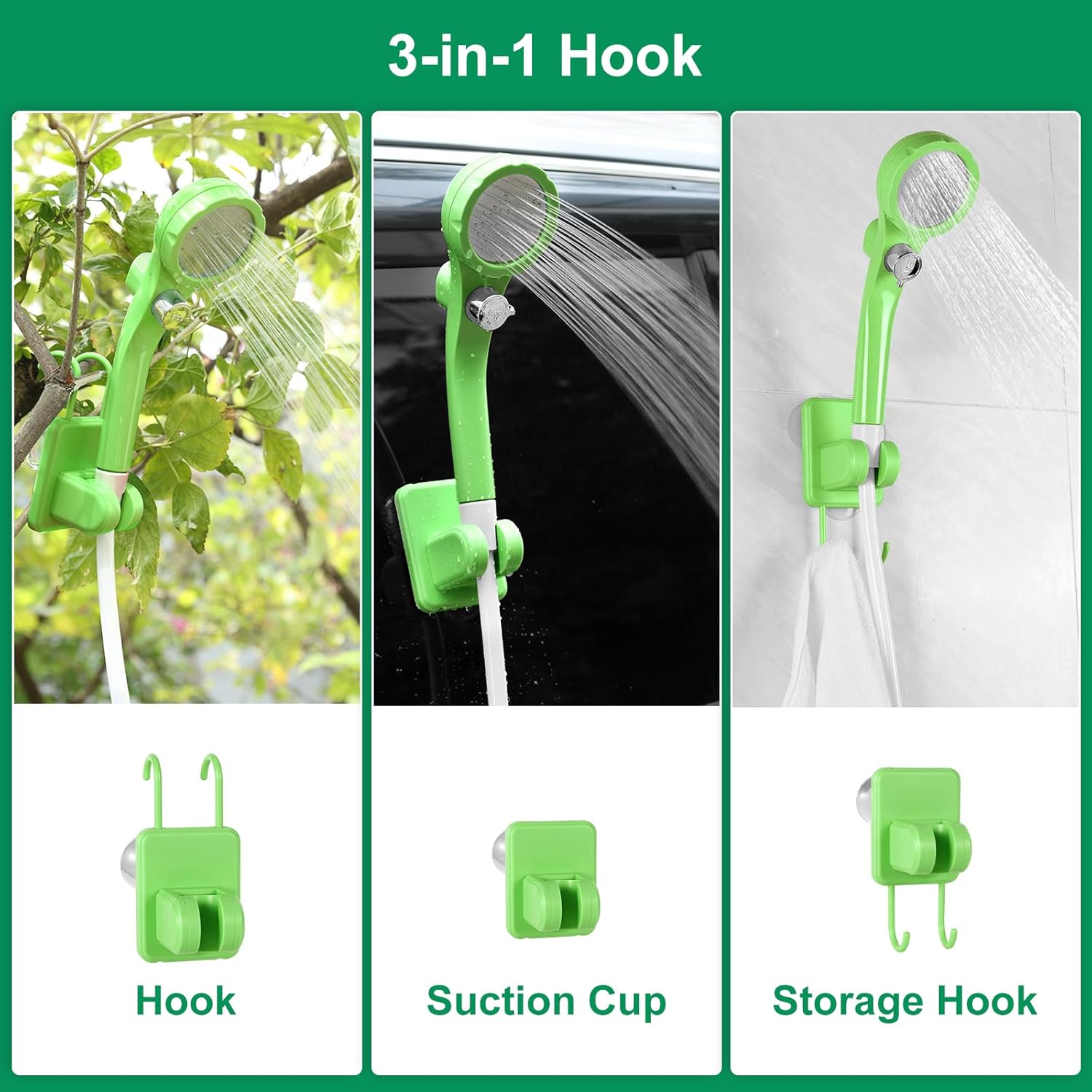 WADEO Doccia Portatile da Campeggio 6000 mAh - immagine 4