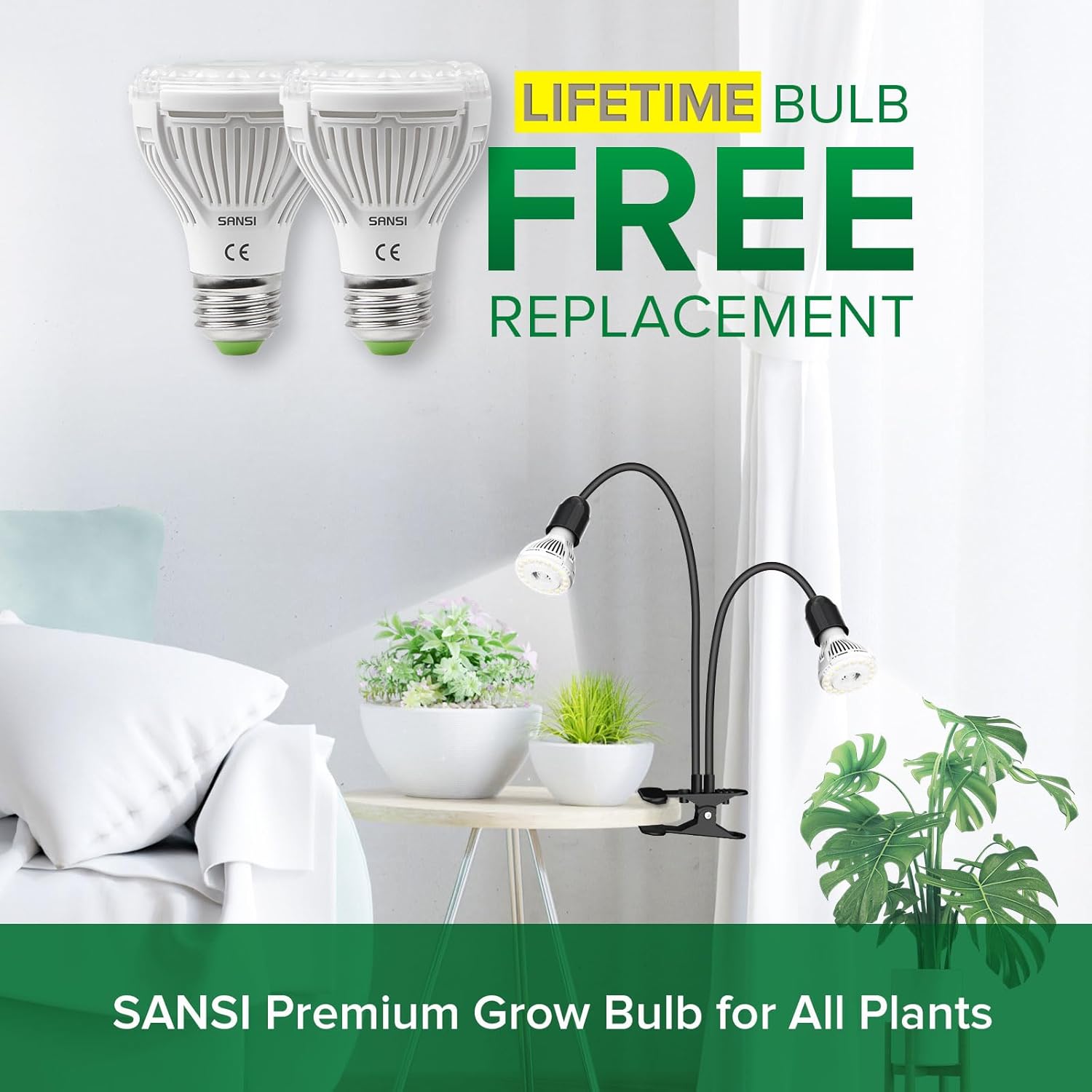 SANSI Lampada per Piante a LED da Interno 20W - immagine 4