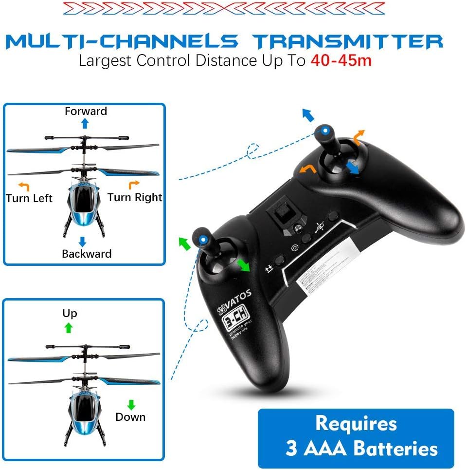 VATOS Elicottero RC YD-927 con Luci LED - immagine 7