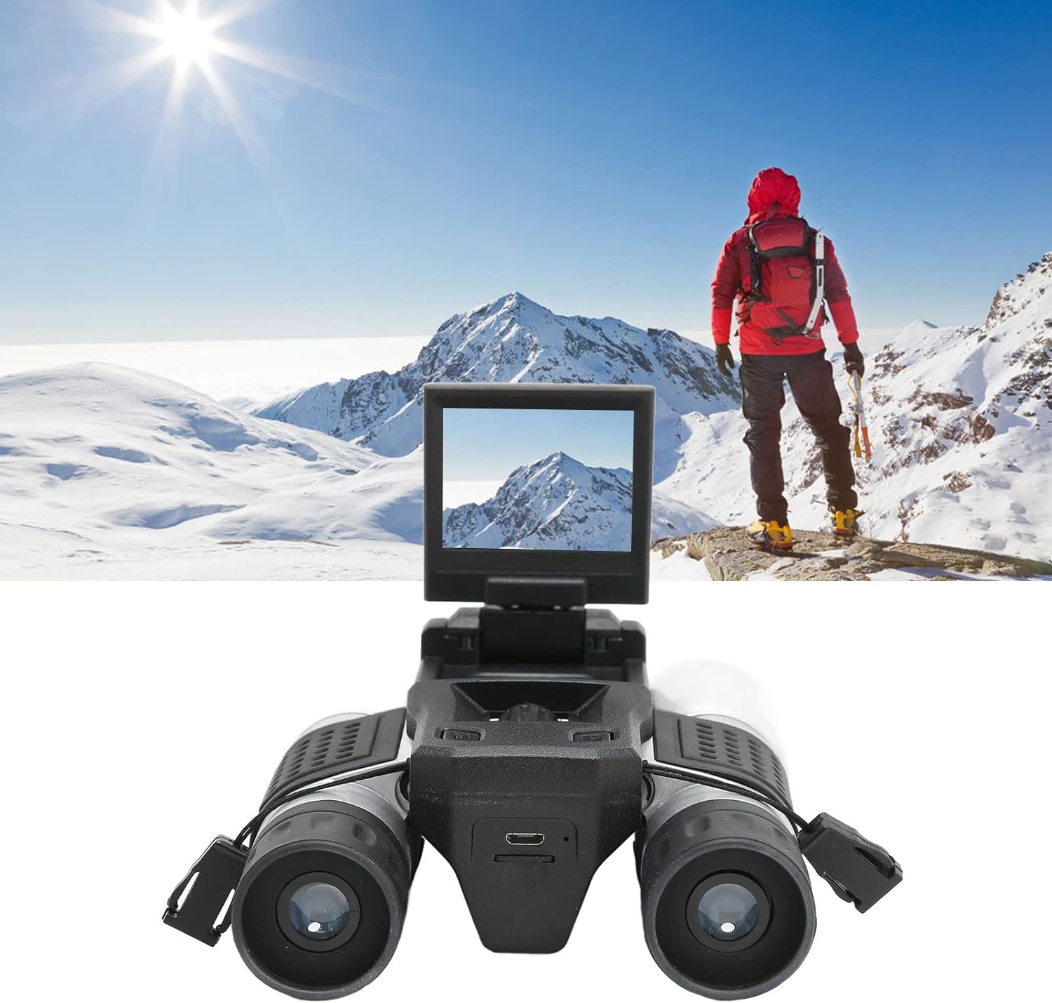Fotocamera Binocolo Digitale 1080P con LCD 2 Pollici - immagine 2
