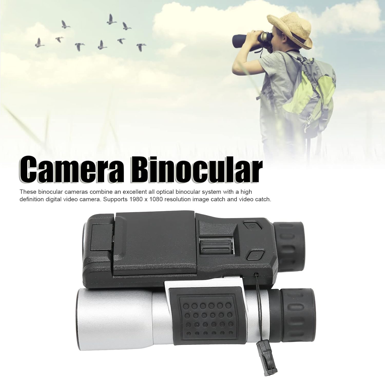 Fotocamera Binocolo Digitale 1080P con LCD 2 Pollici - immagine 4