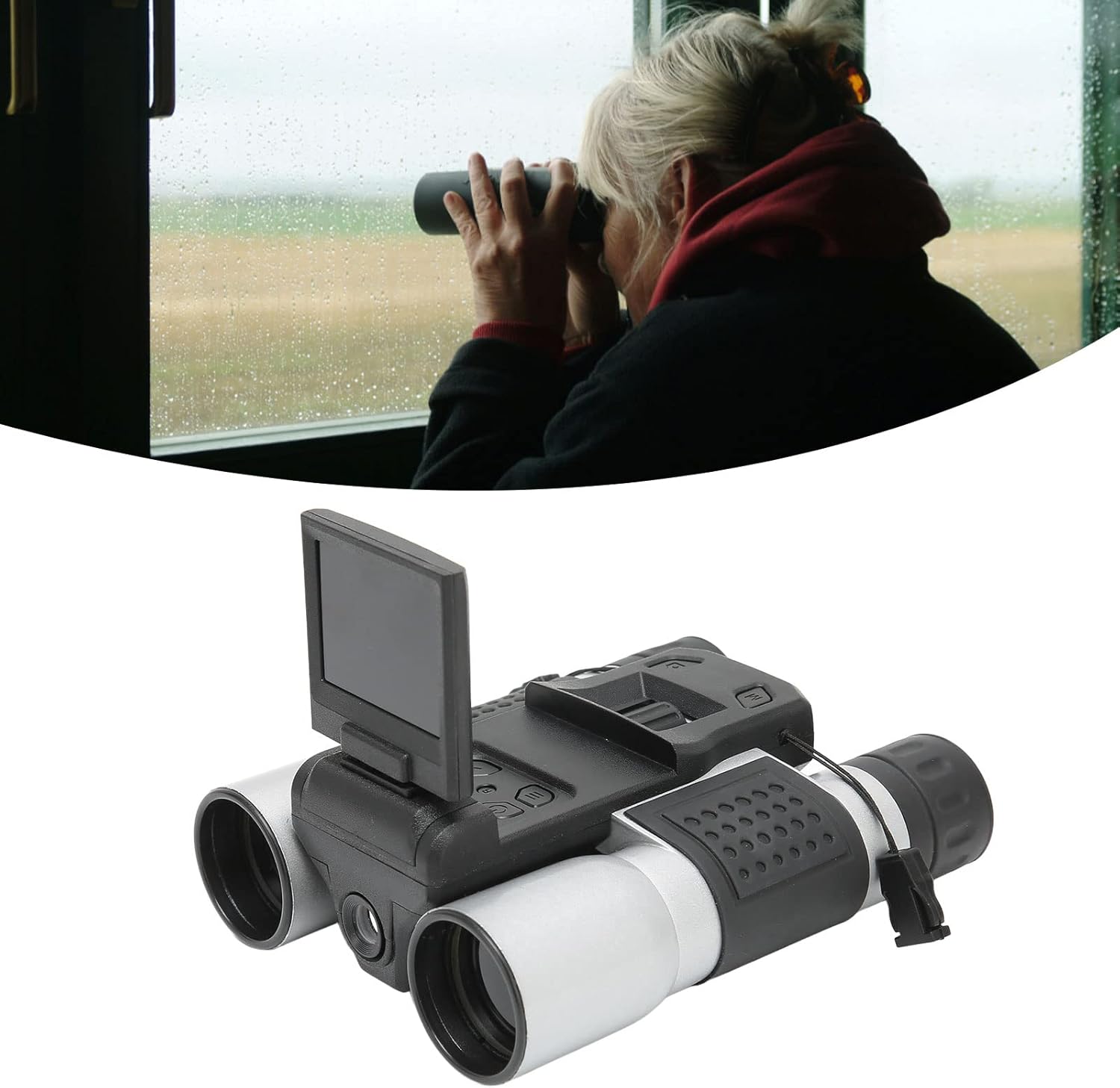 Fotocamera Binocolo Digitale 1080P con LCD 2 Pollici - immagine 5