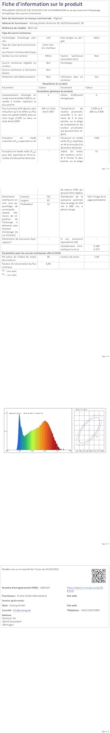 Klighten 2 Pezzi Lampade da Parete LED Ricaricabili 71cm - immagine 10