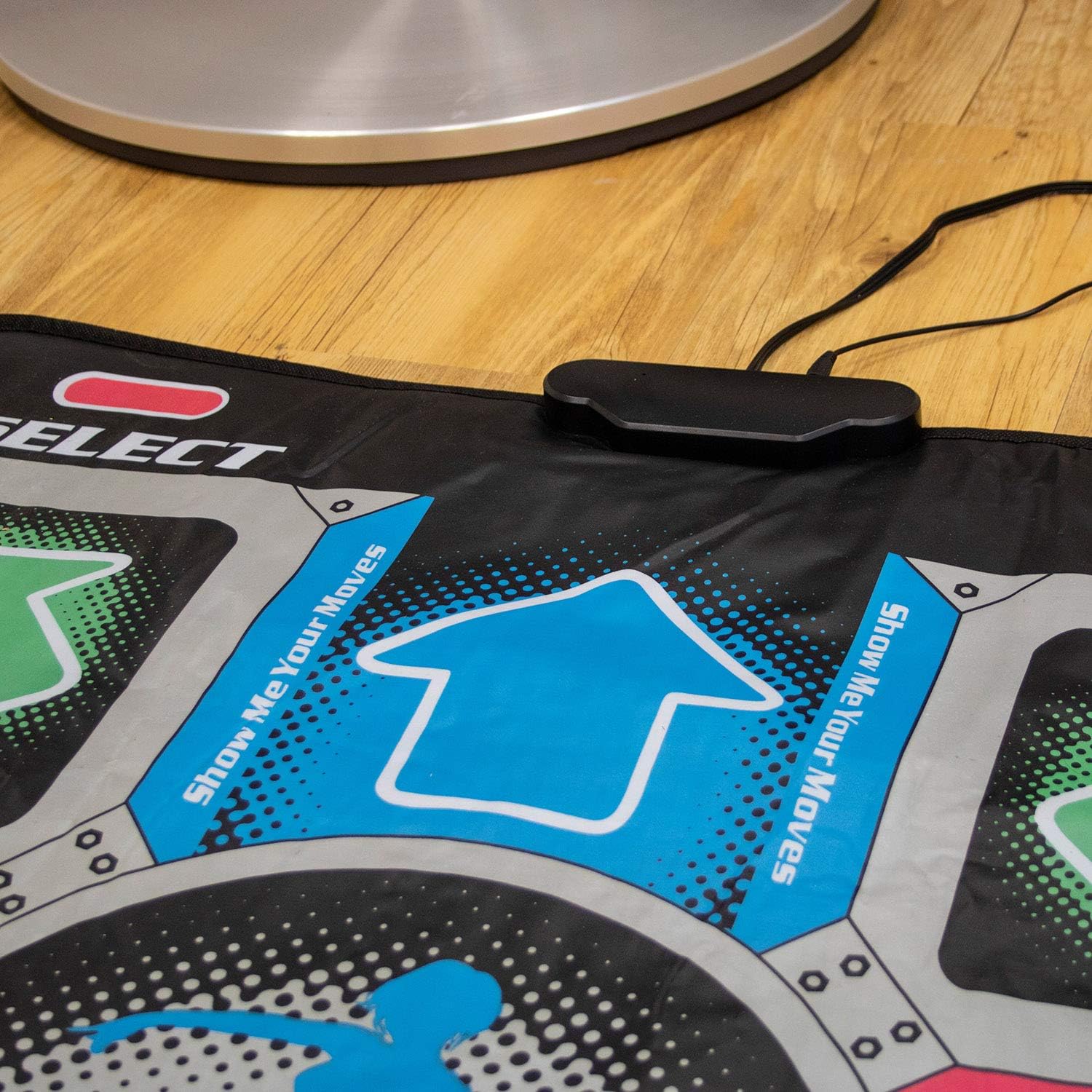 Mad Monkey - Tappeto da Ballo Retrò, Nero - immagine 5