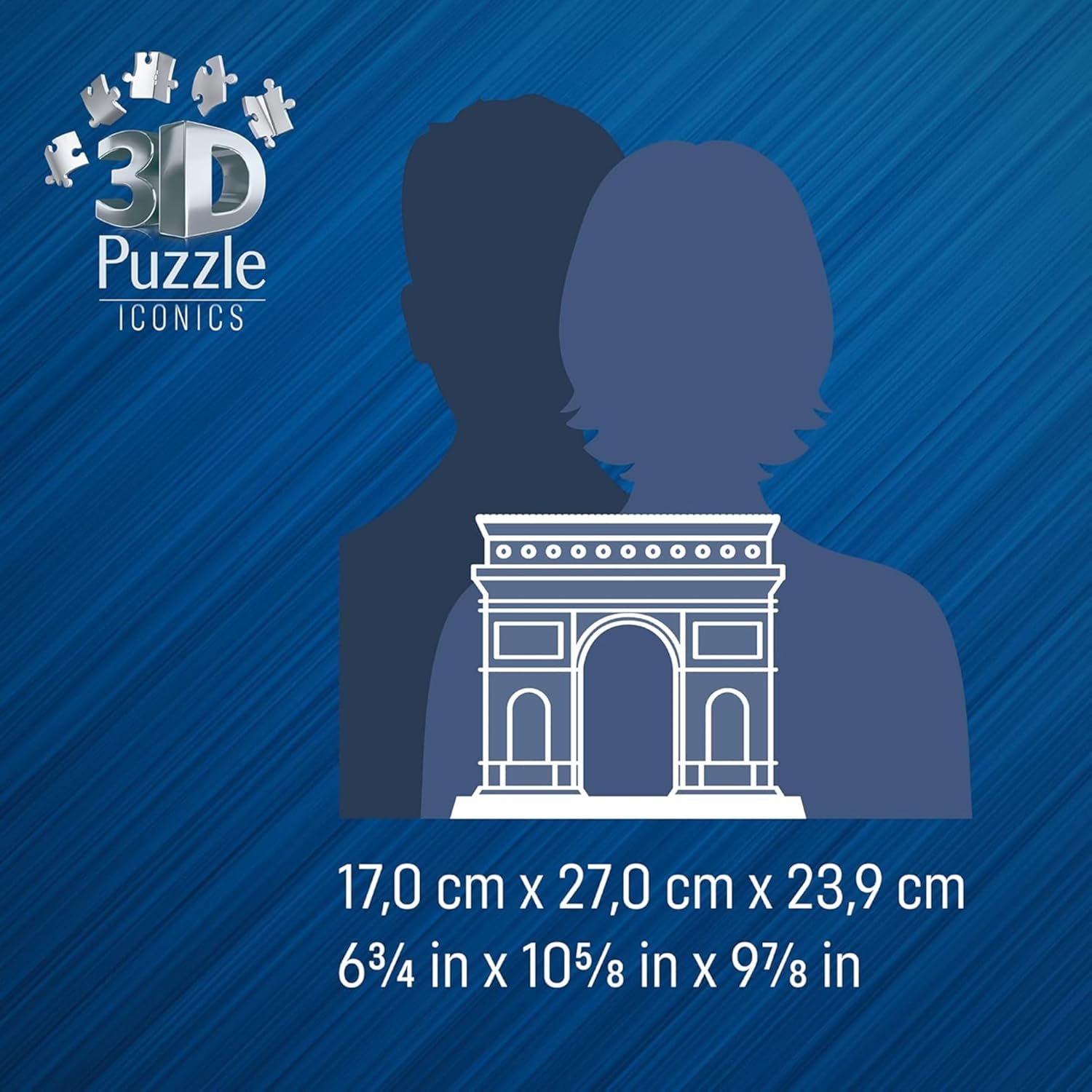 Ravensburger Puzzle 3D Arco Di Trionfo LED 242 Pezzi - immagine 6