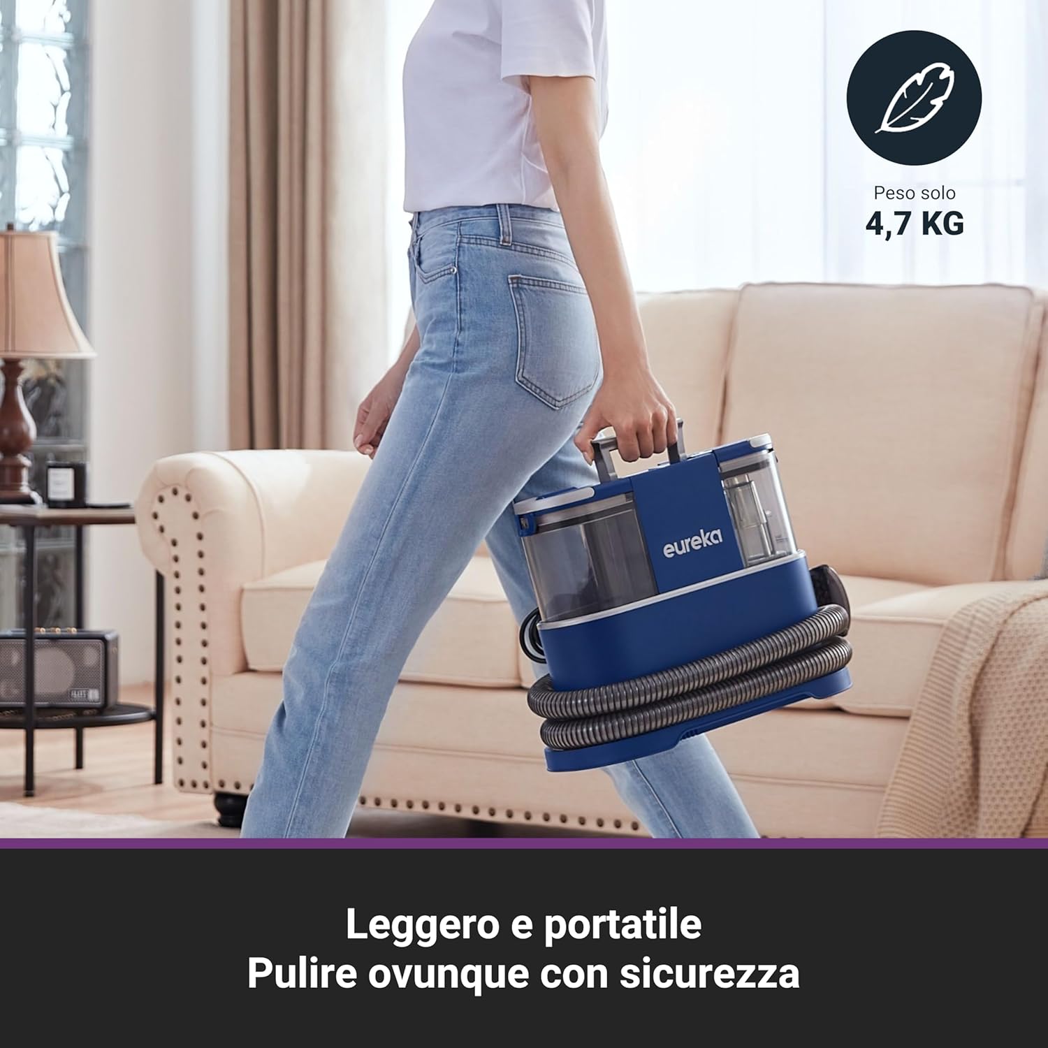 Eureka NEY100 Detergente Portatile per Moquette 1.5L - immagine 6