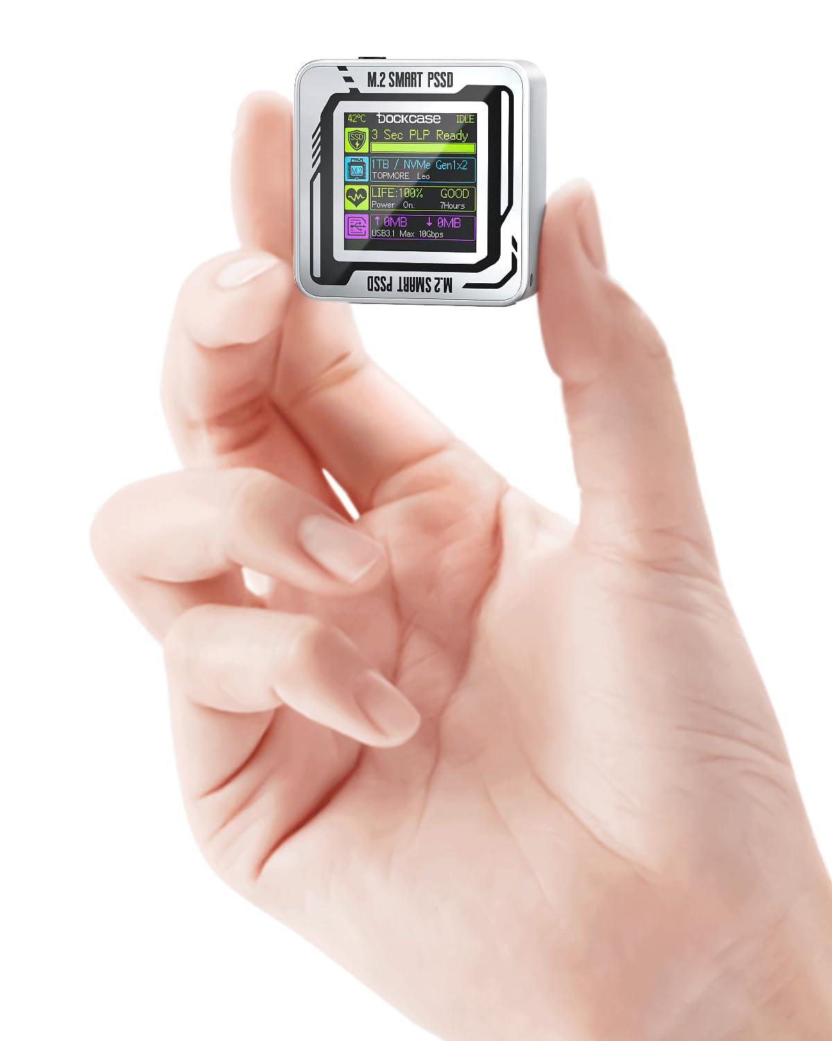 Dockcase Pocket M.2 NVMe Smart SSD Case USB-C 3.2