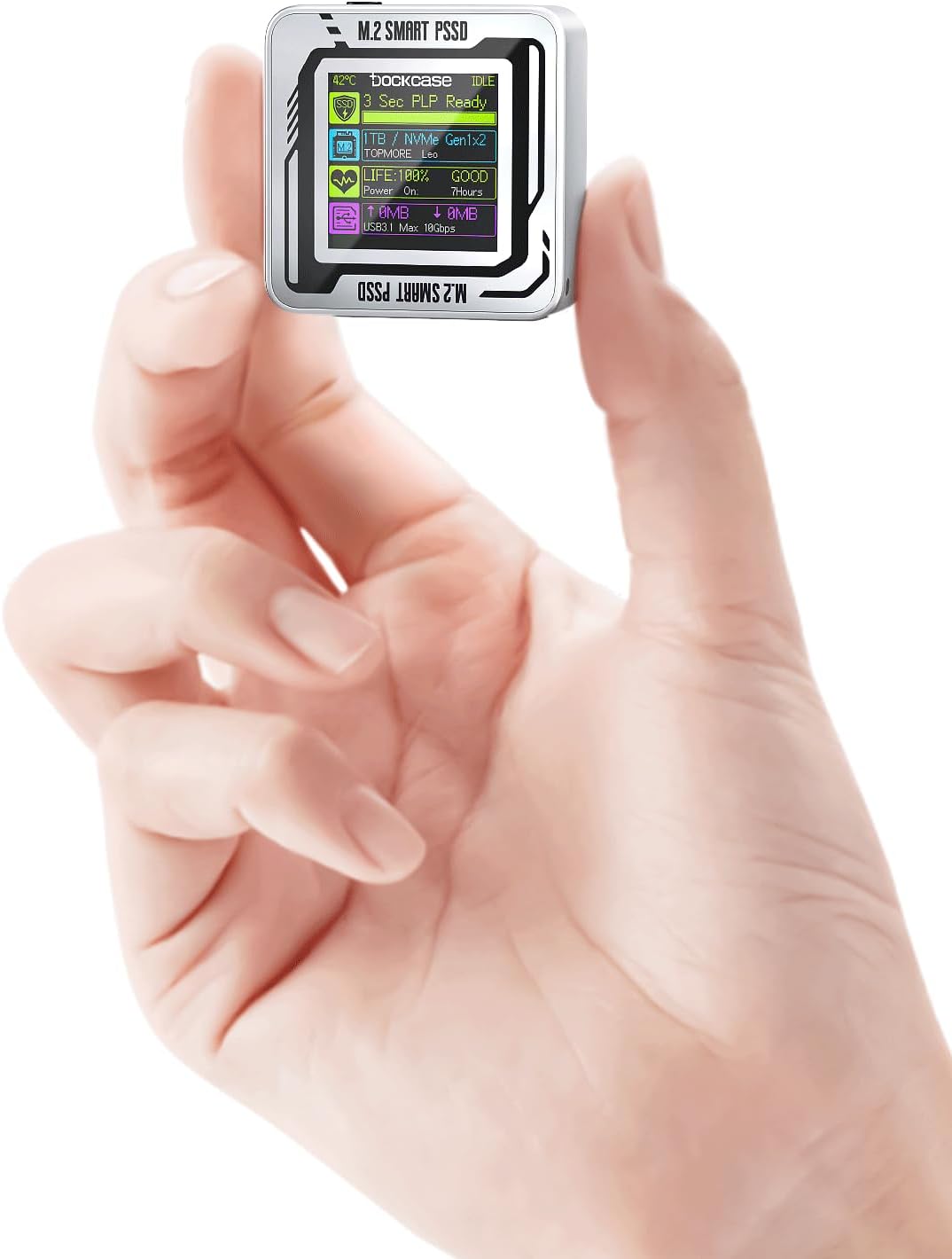 Dockcase Pocket M.2 NVMe Smart SSD Case USB-C 3.2 - immagine 1