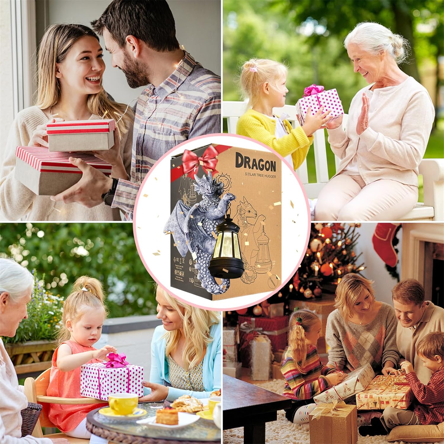 Yeomoo Figure di Drago con Lampade Solari - immagine 2