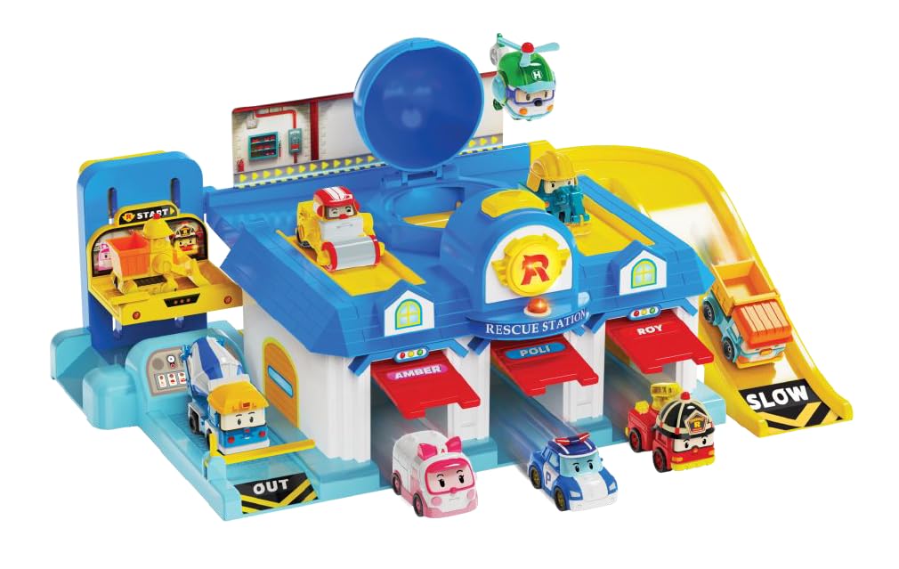 Silverlit - Robocar Poli - Playset Quartier Generale