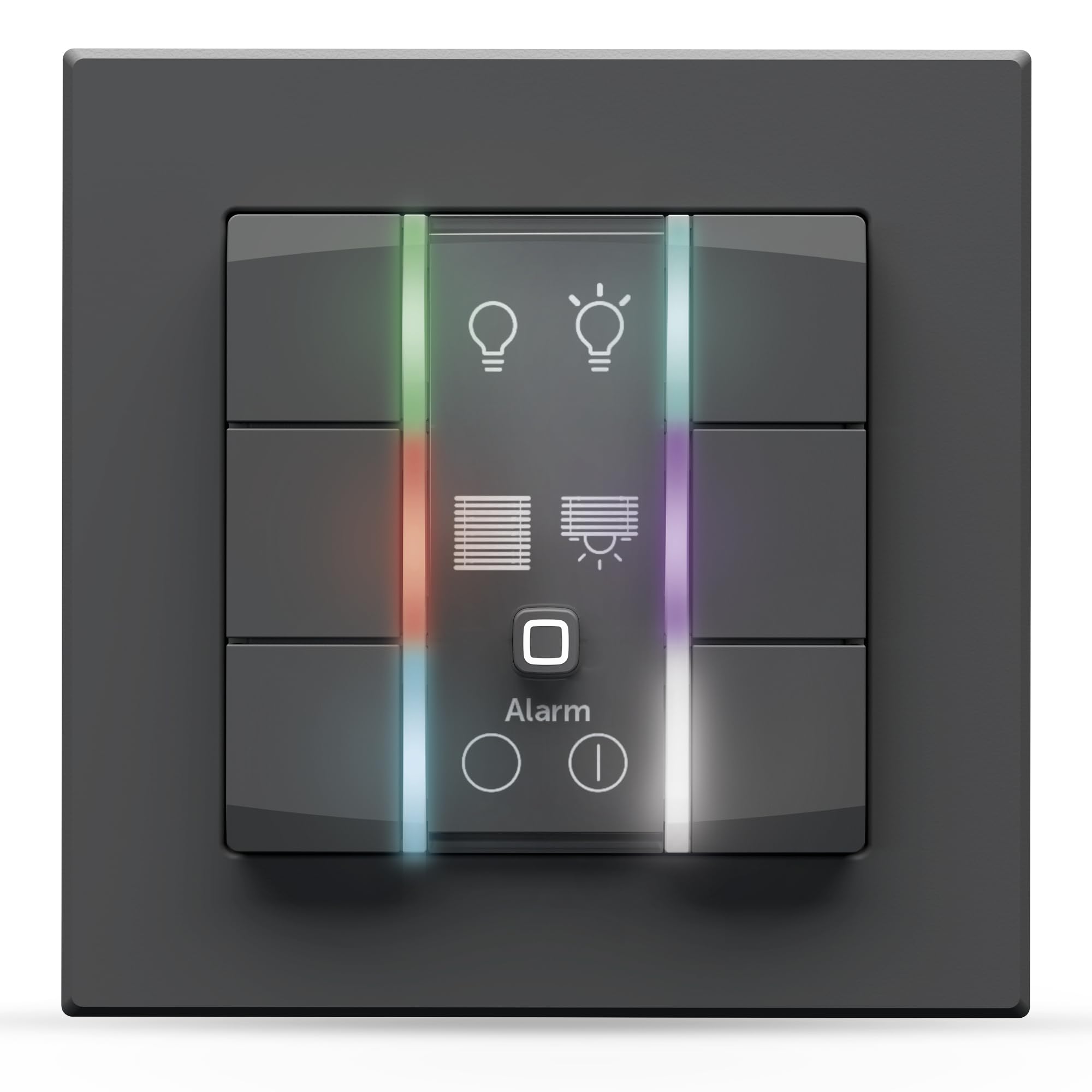 Homematic IP Smart Home 162028A0 - Interruttore a 6 Tasti, Antracite