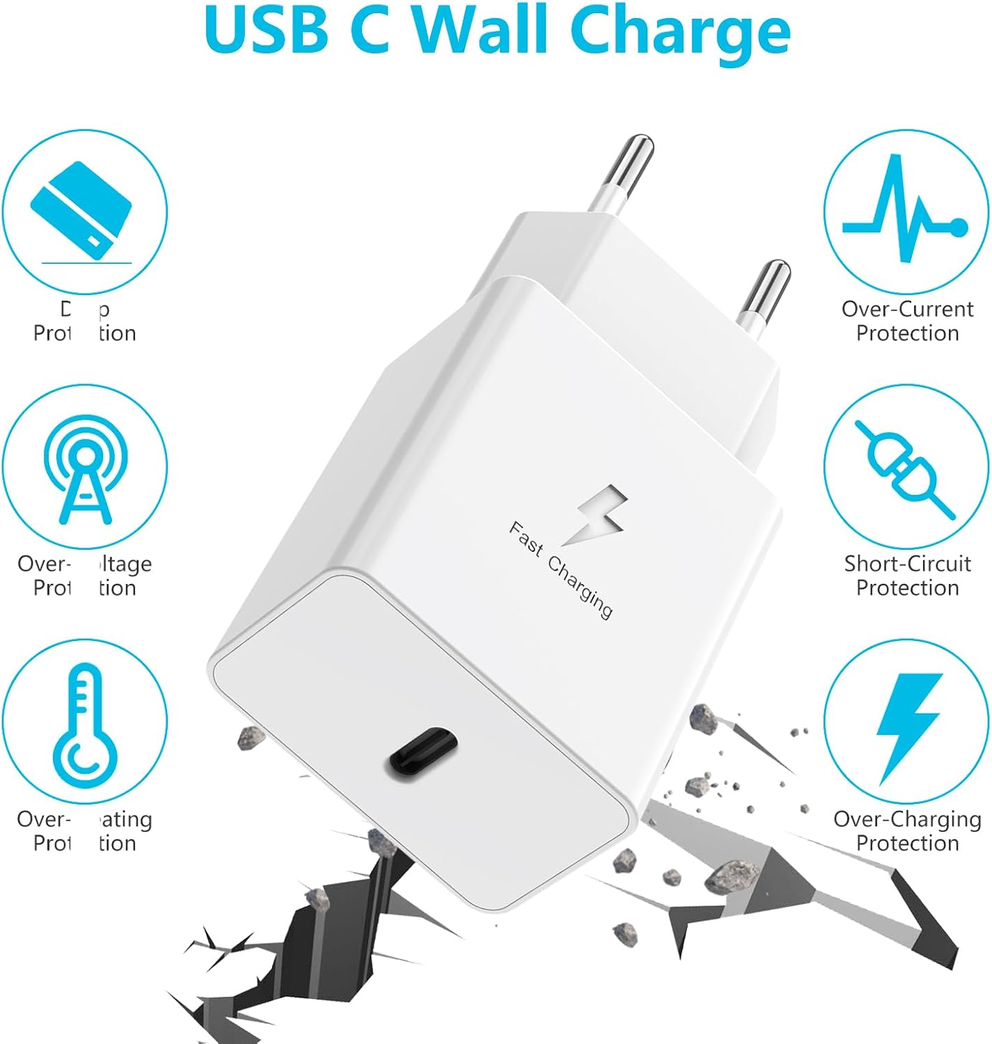 Caricabatterie Veloce Samsung 15W USB-C PD - immagine 5
