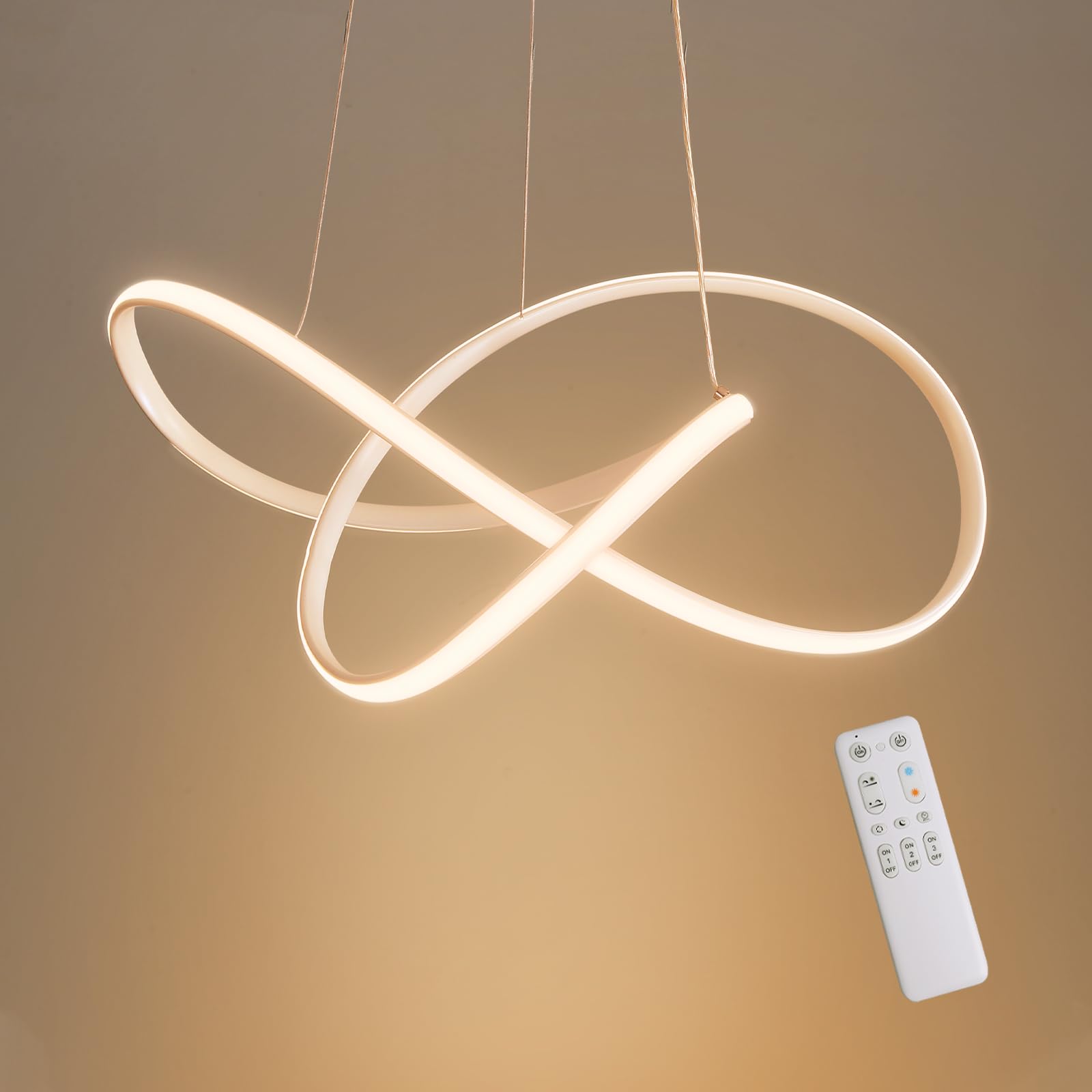 Mounm Lampadario Soggiorno LED Dimmerabile 30W