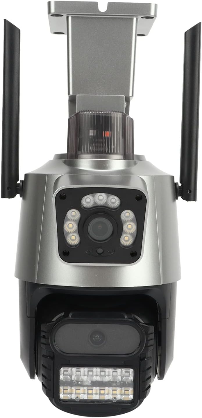 Telecamera Sicurezza Esterno 4MP Doppio Schermo PTZ 360° - immagine 2