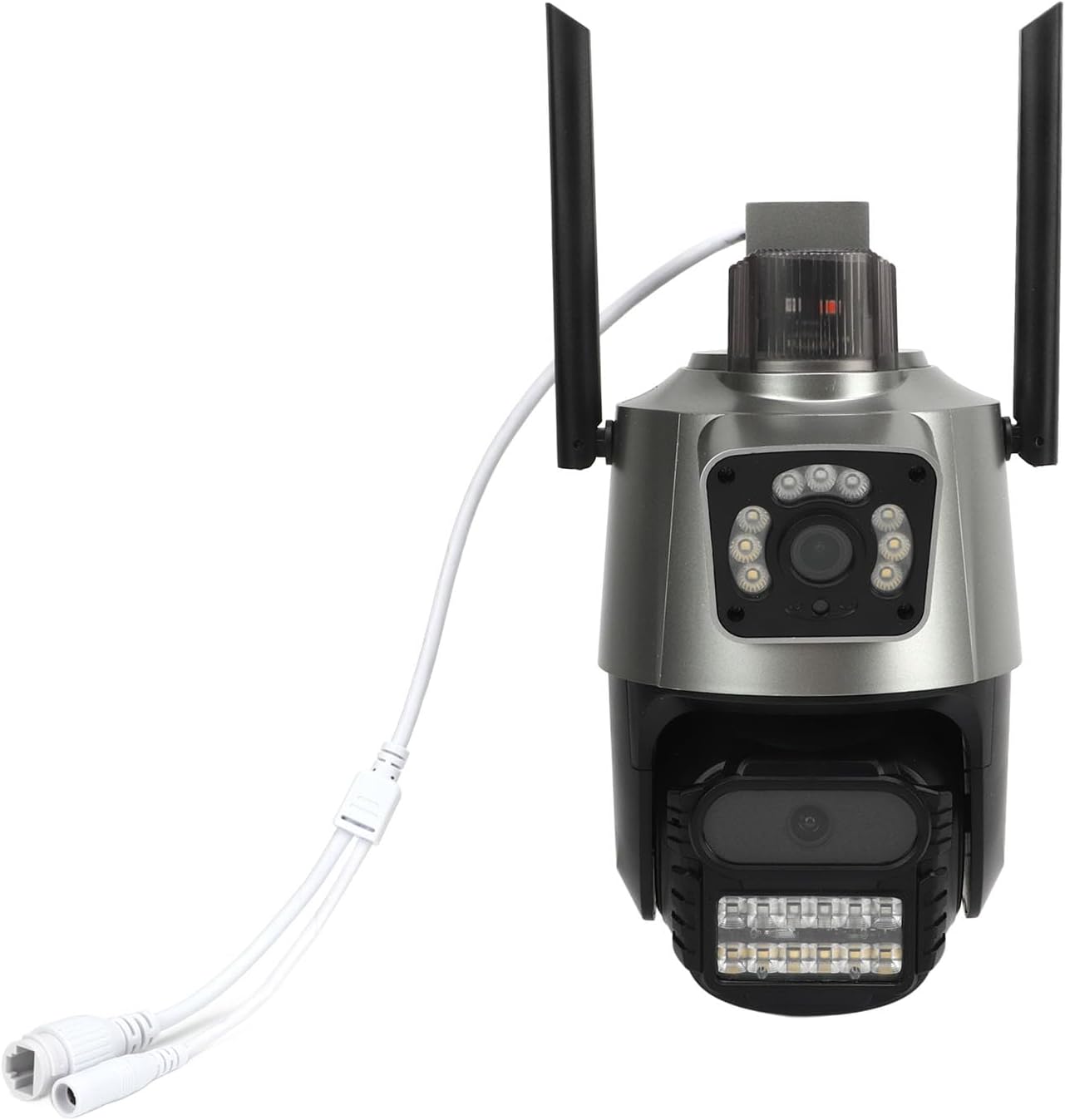 Telecamera Sicurezza Esterno 4MP Doppio Schermo PTZ 360° - immagine 3