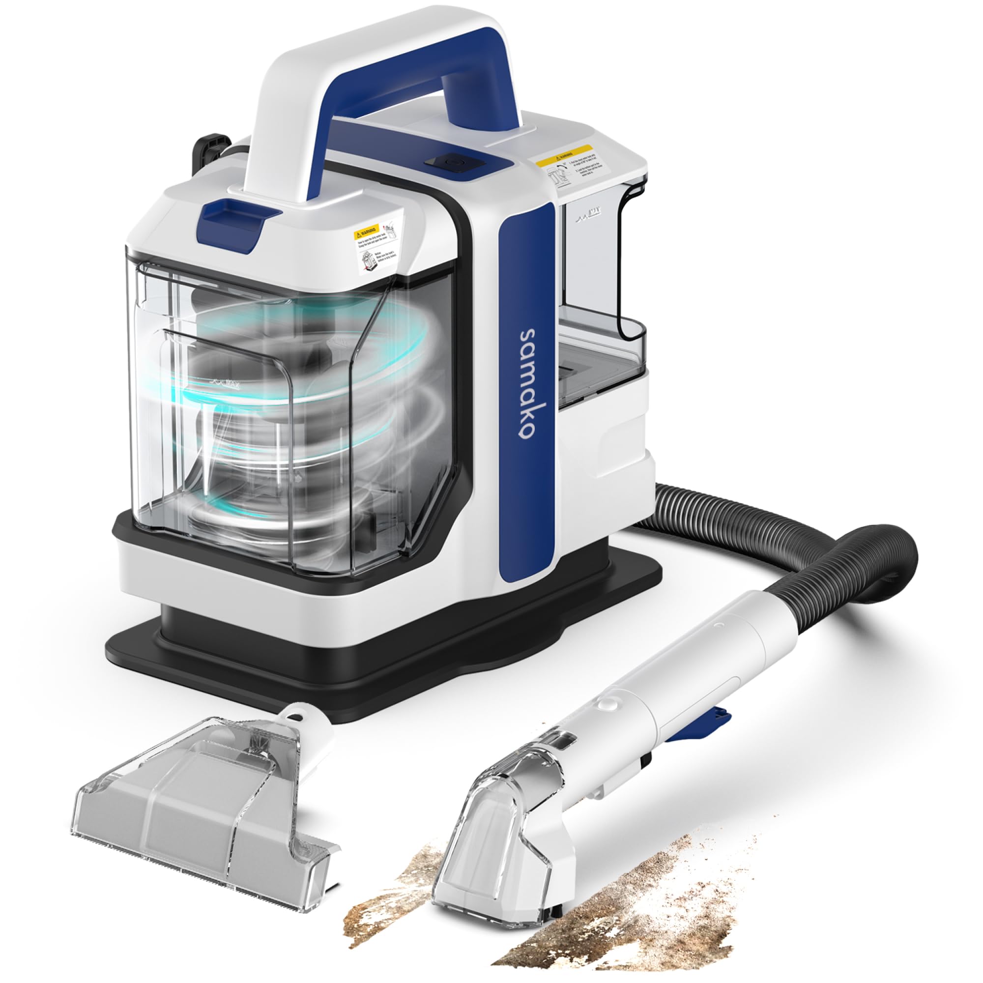 Samako Detergente Portatile per Tappeti e Divani 400W